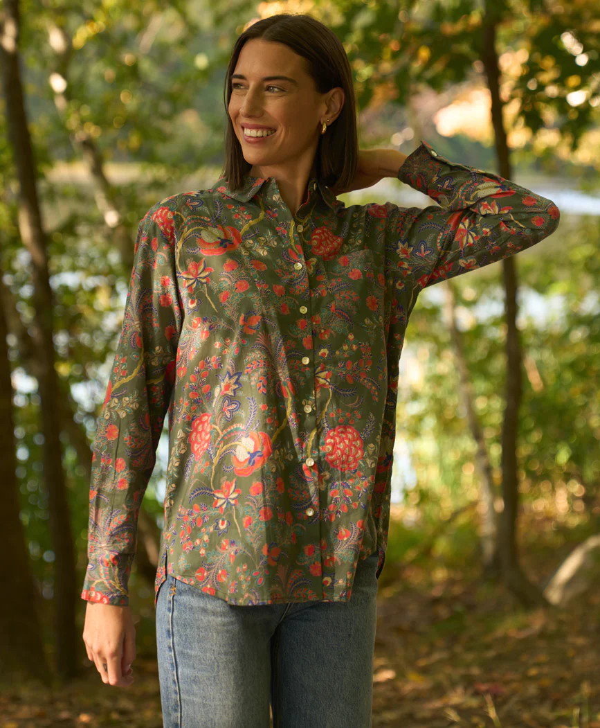 Good Boyfriend Shirt - Vine & Leaf Green - Image 5