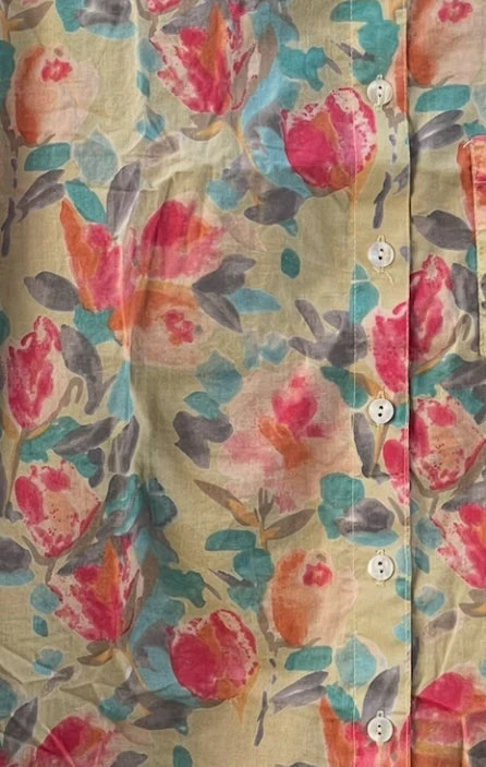 Good Boyfriend Shirt - Watercolor Floral Lemon Sorbet - Image 4