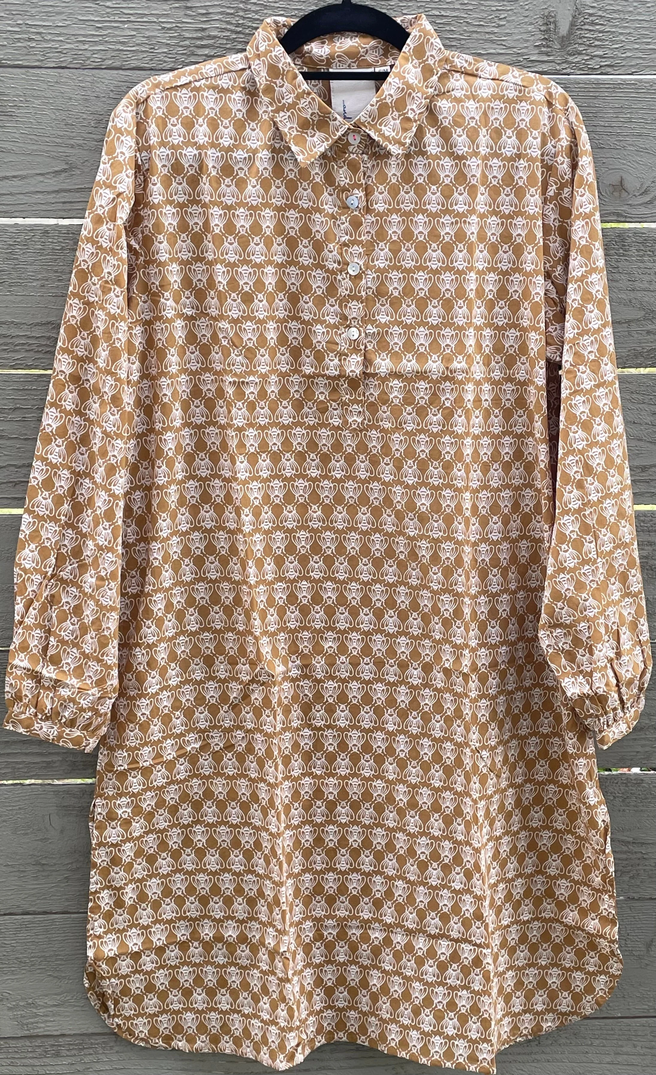 Good Boyfriend ShirtDress - Bee Happy Honeycomb - Image 5