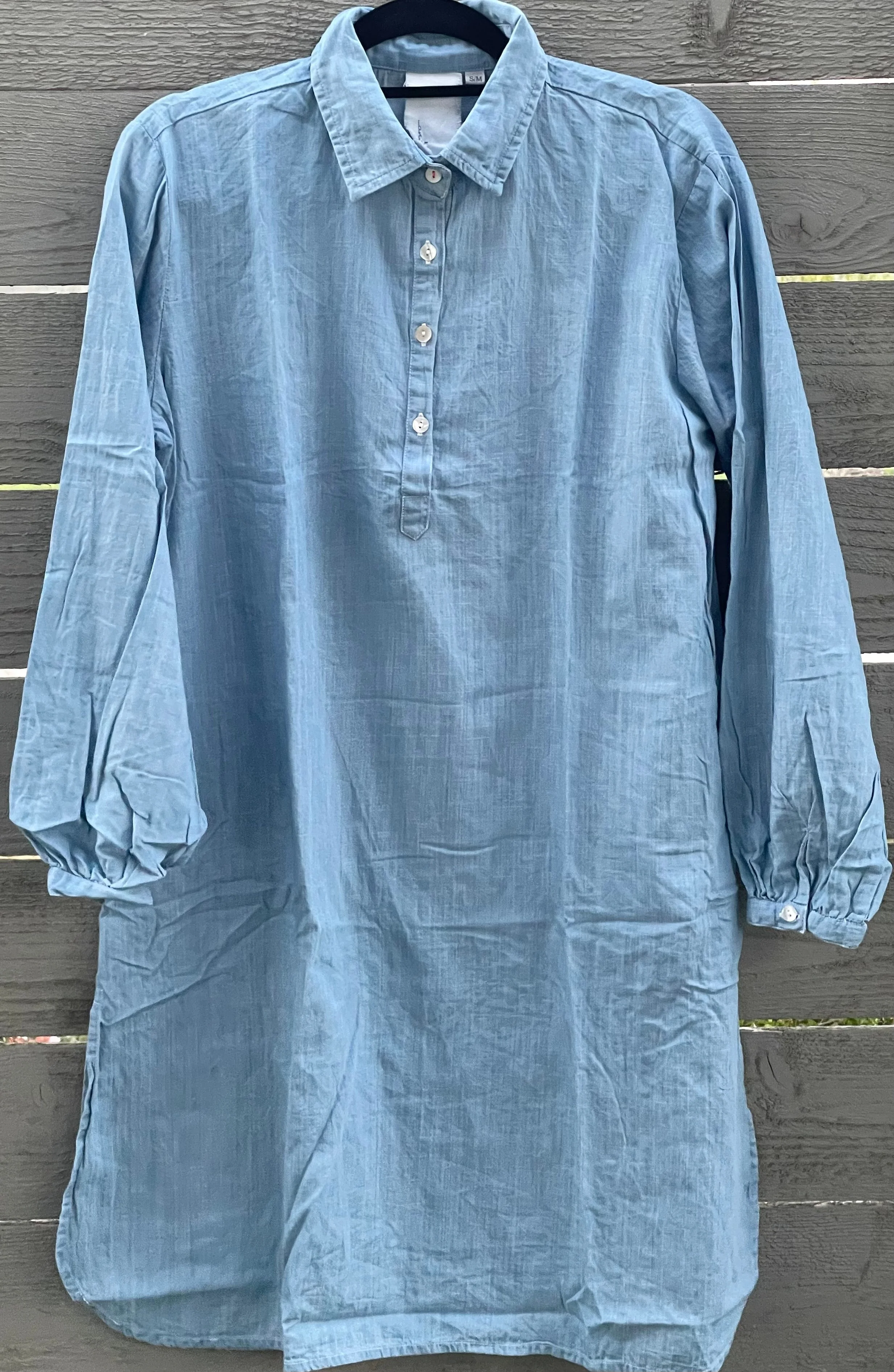Good Boyfriend ShirtDress - Chambray Lt Wash - Image 5