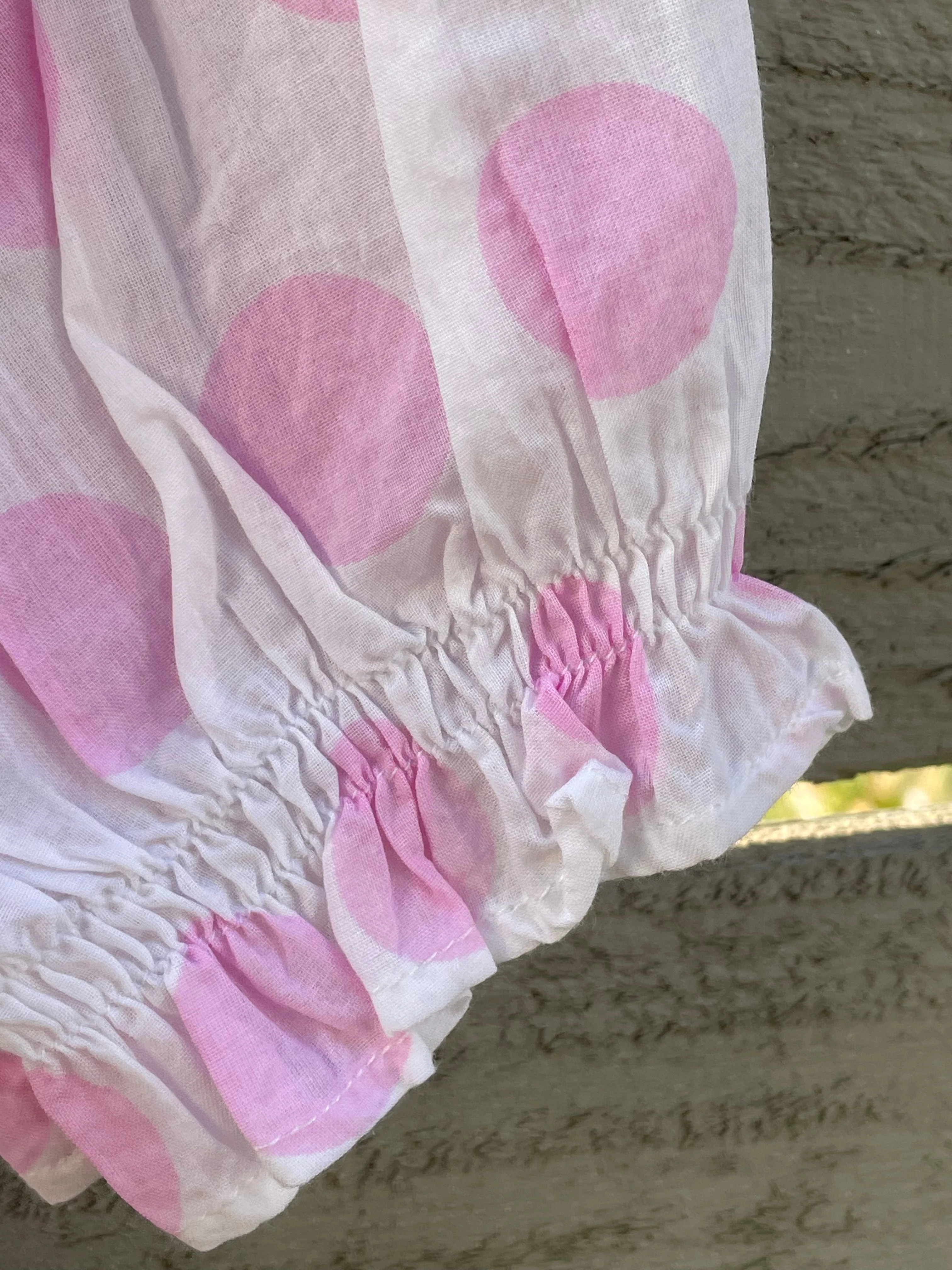 Good Girlfriend Shirt with Ruffle Trim - True Dot Tickled Pink - Image 7