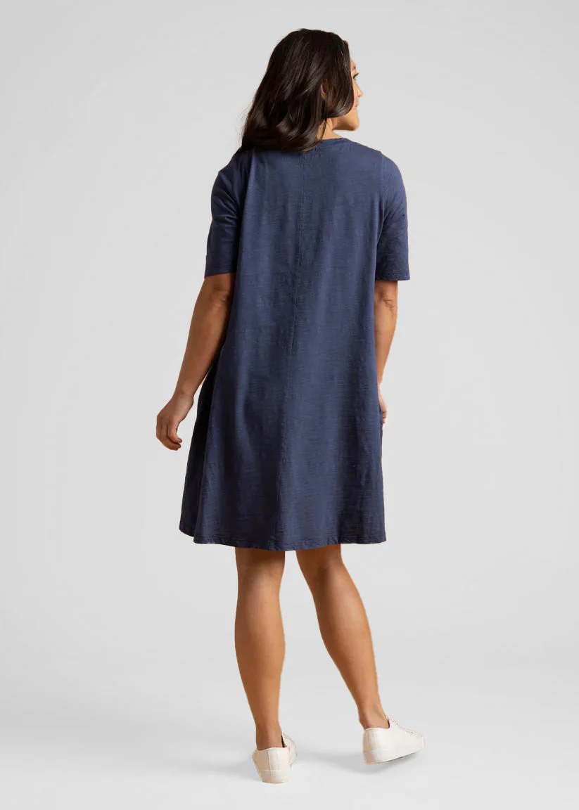 Good Tee Dress - Inky Blue - Image 3