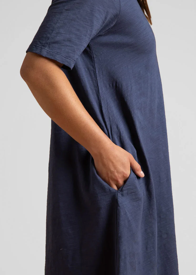 Good Tee Dress - Inky Blue - Image 4