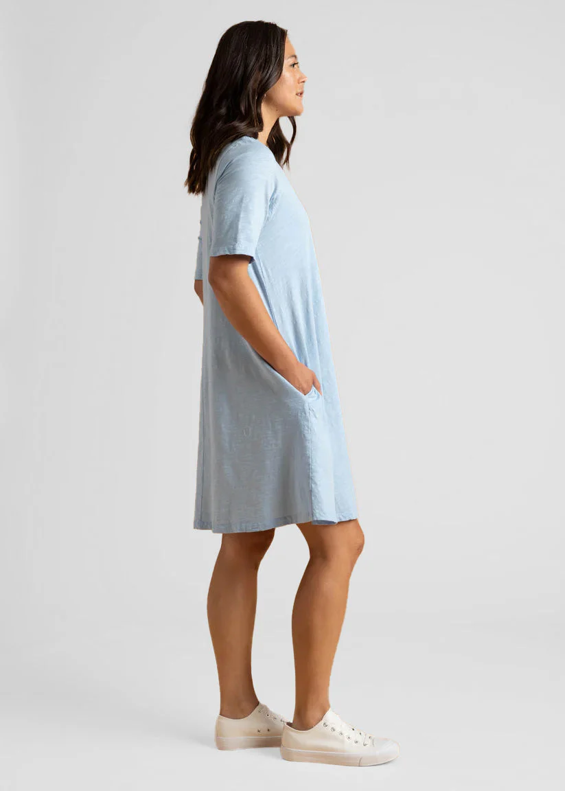 Good Tee Dress - Sky - Image 4