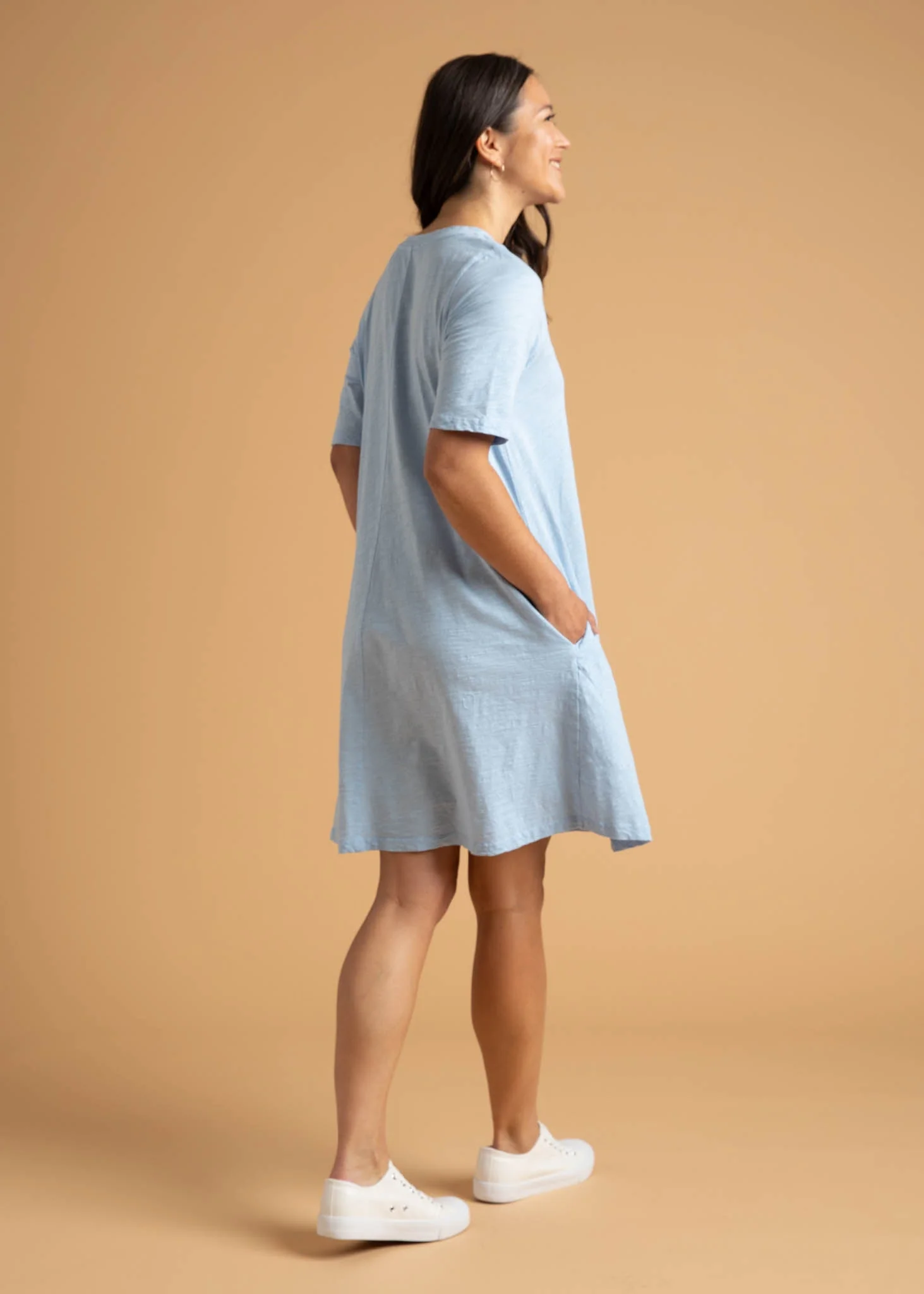 Good Tee Dress - Sky - Image 5
