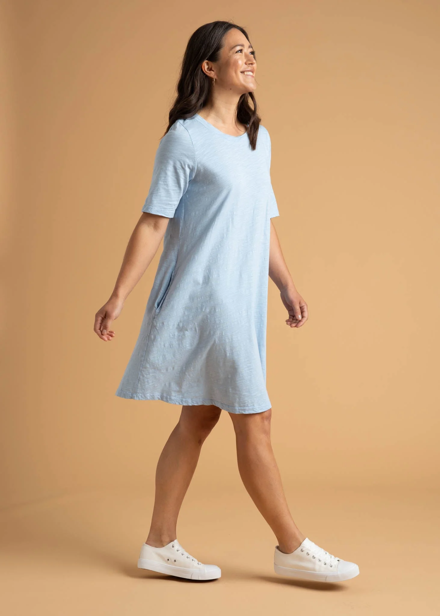 Good Tee Dress - Sky - Image 6