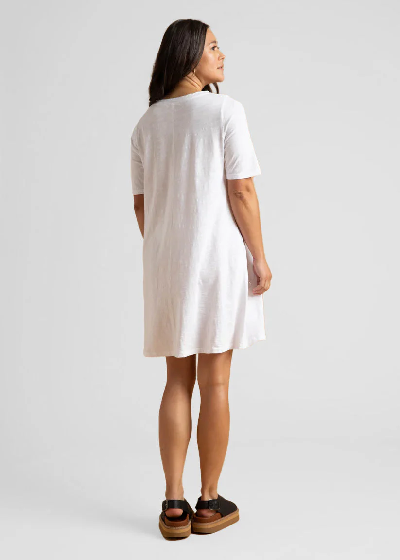 Good Tee Dress - White - Image 4