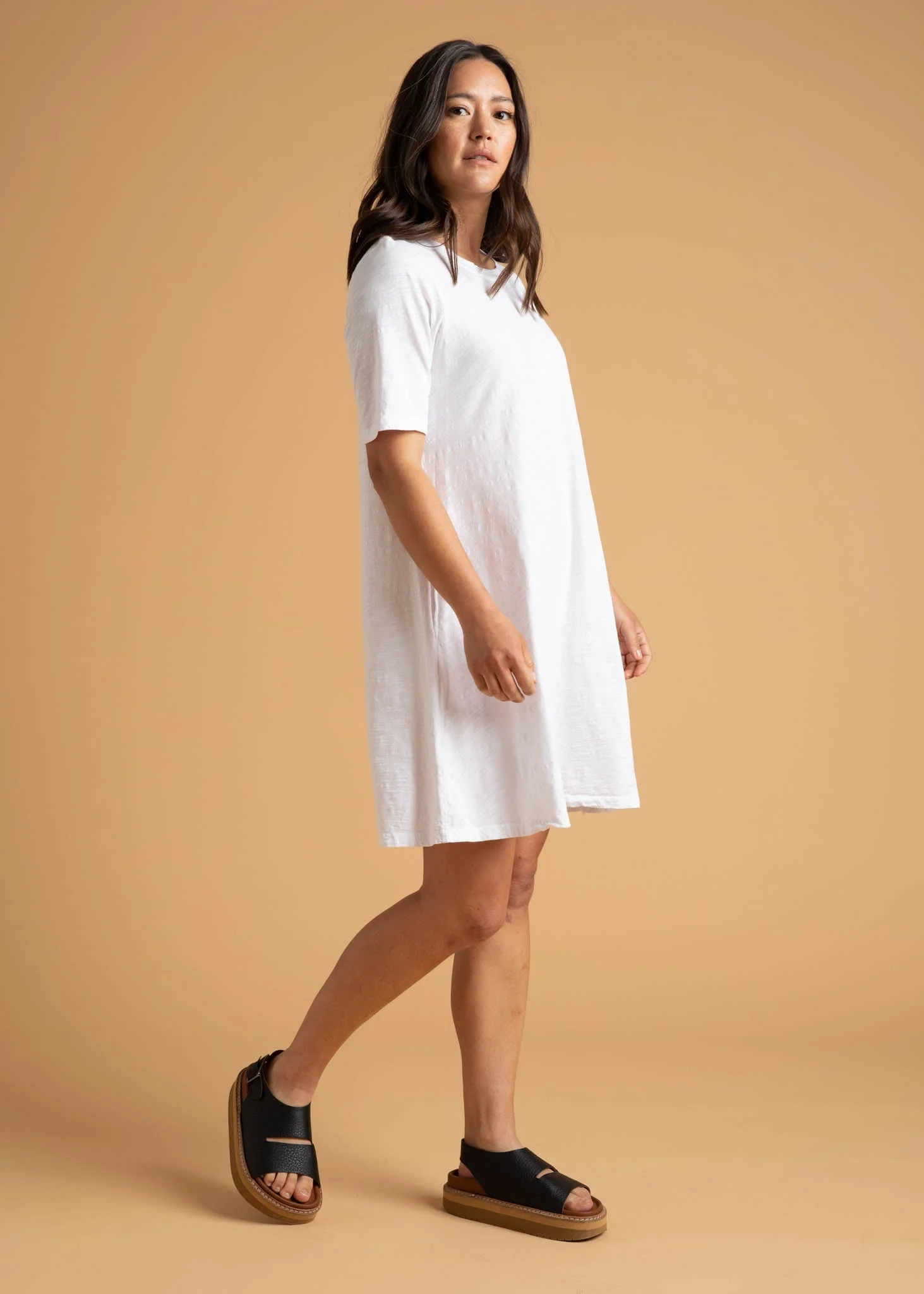 Good Tee Dress - White - Image 5