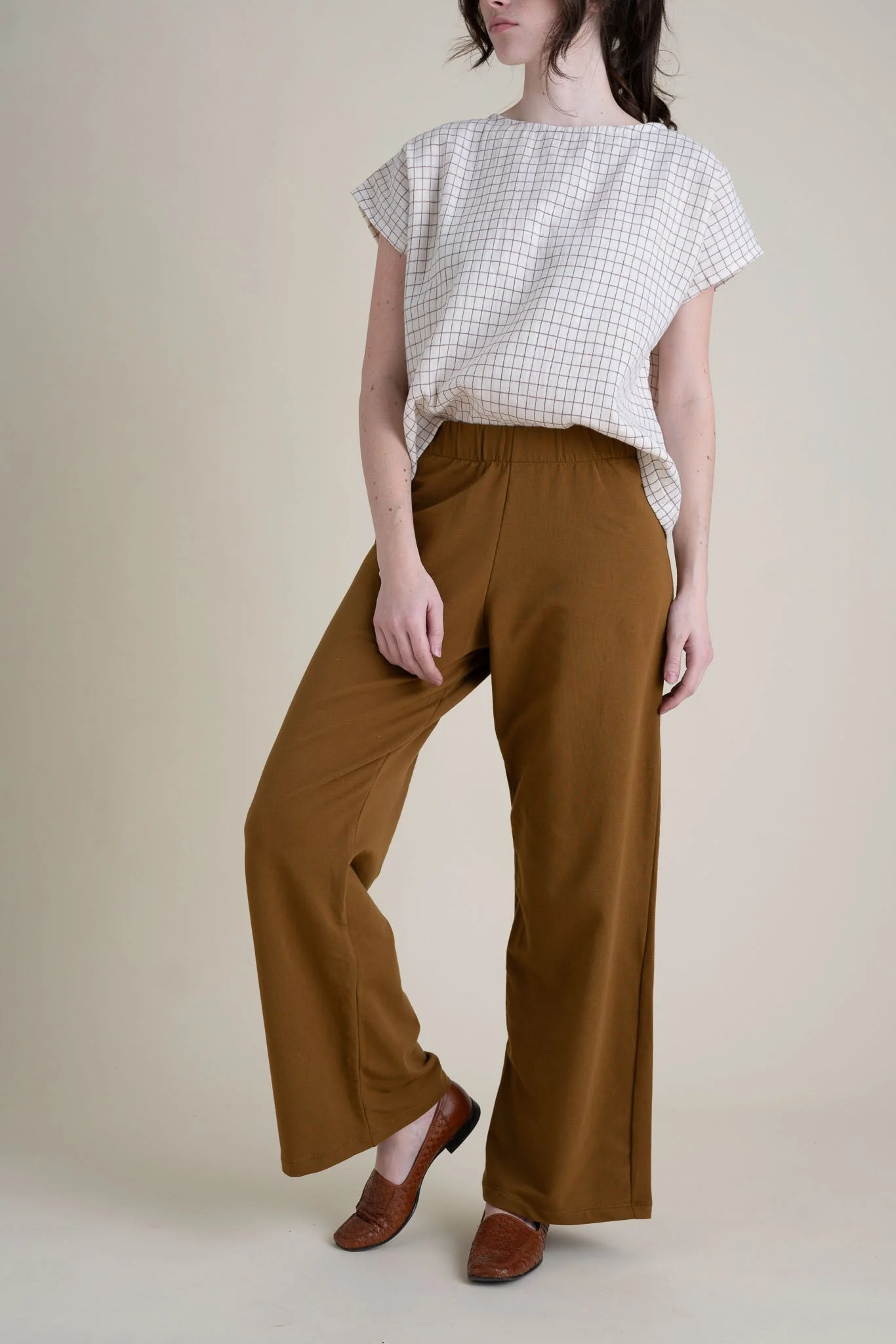 Greta Pant in Almond - Image 2
