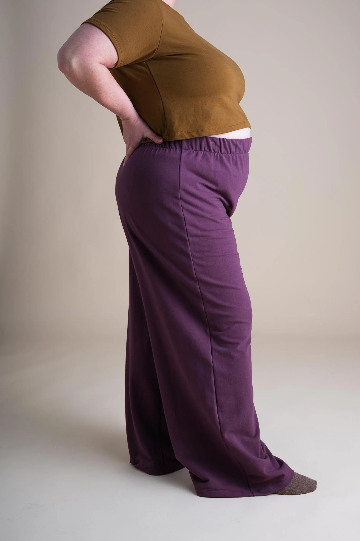 Greta Pant in Plum - Image 3