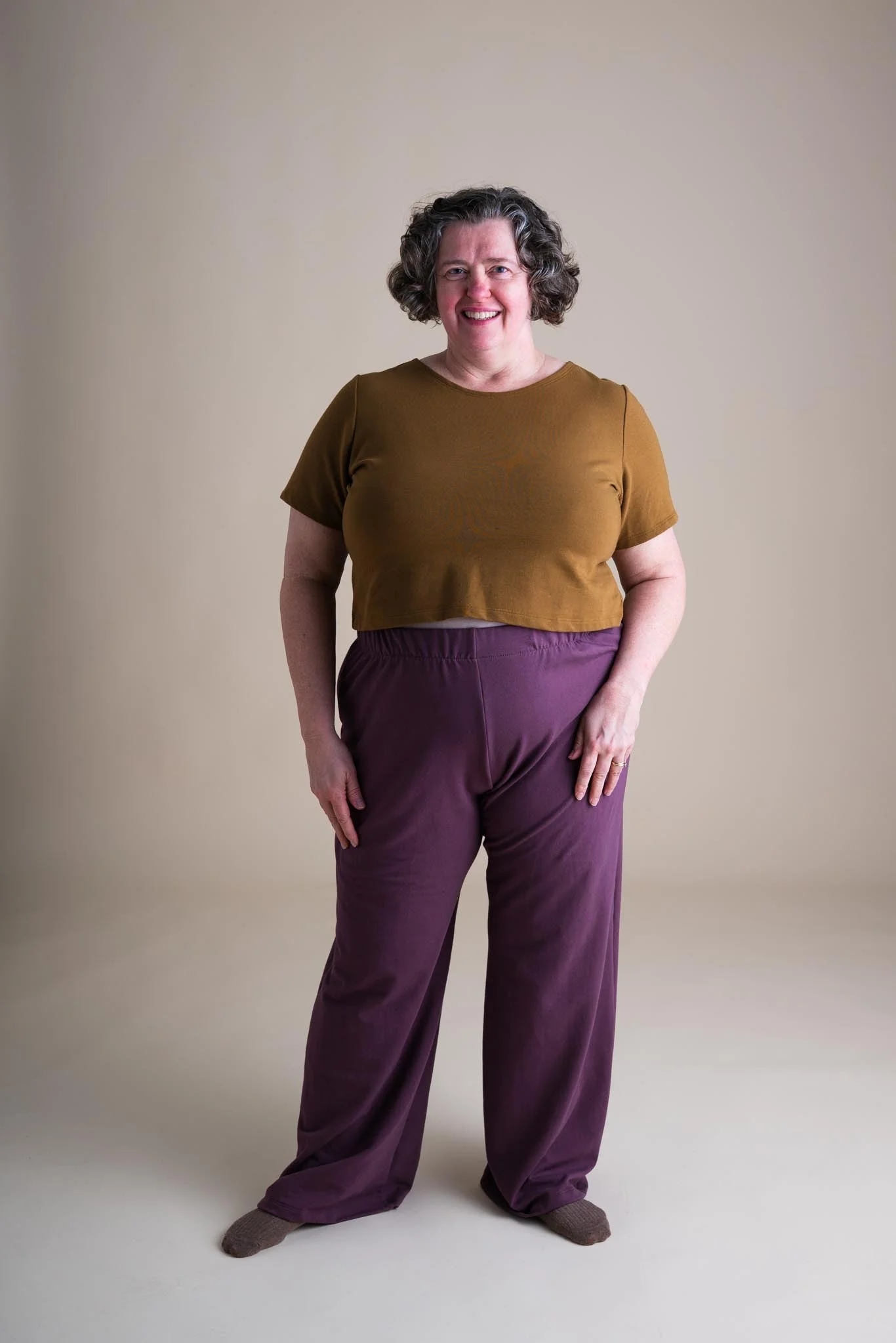 Greta Pant in Plum - Image 4