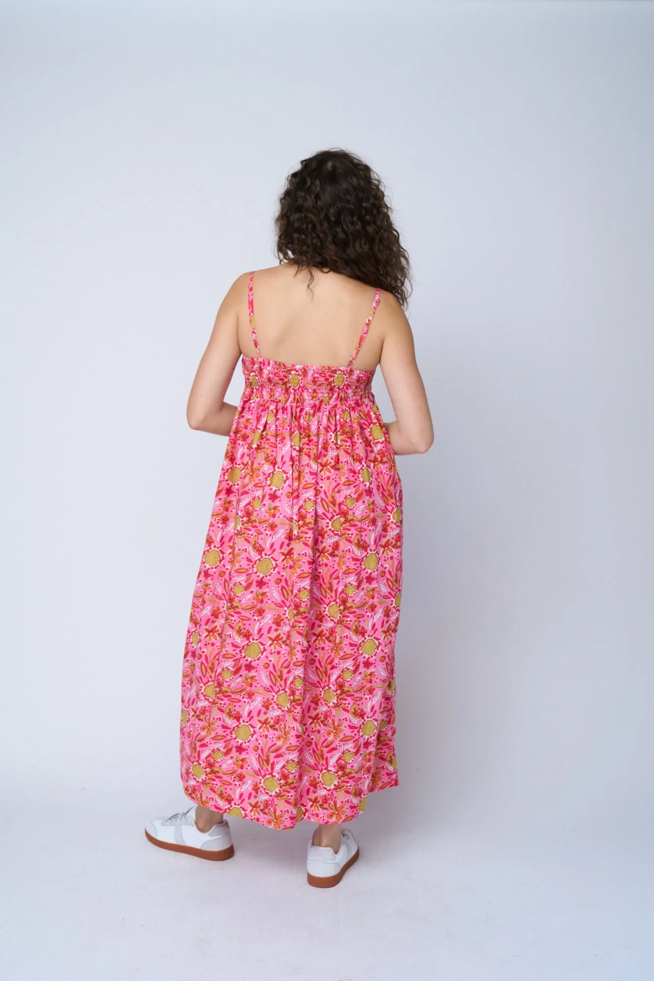 Hamptons Dress - Mira Floral Pink - Image 7