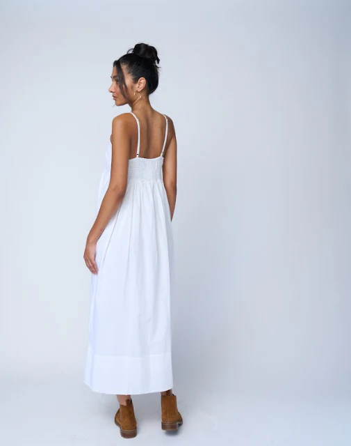 Hamptons Dress - Natural White - Image 11