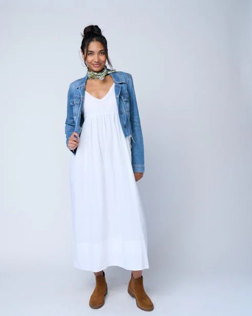 Hamptons Dress - Natural White - Image 12