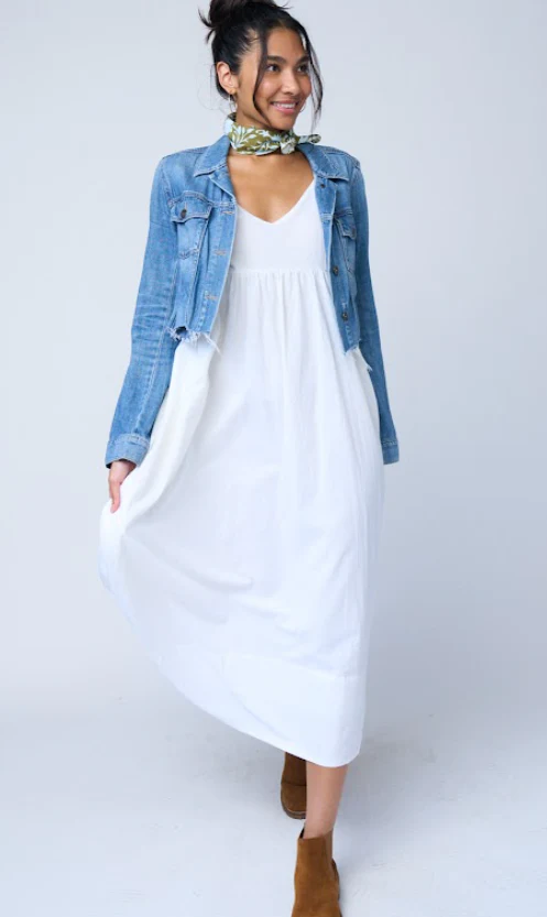 Hamptons Dress - Natural White - Image 13