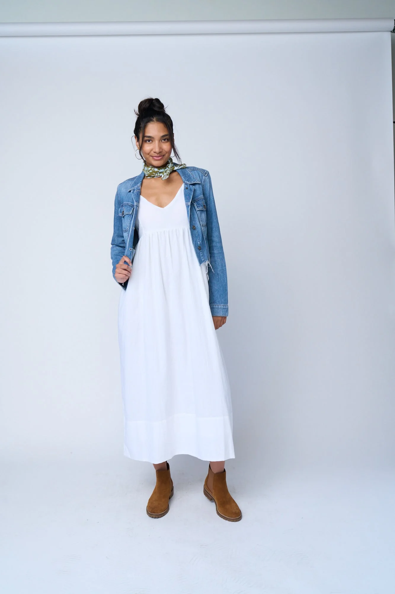 Hamptons Dress - Natural White - Image 15