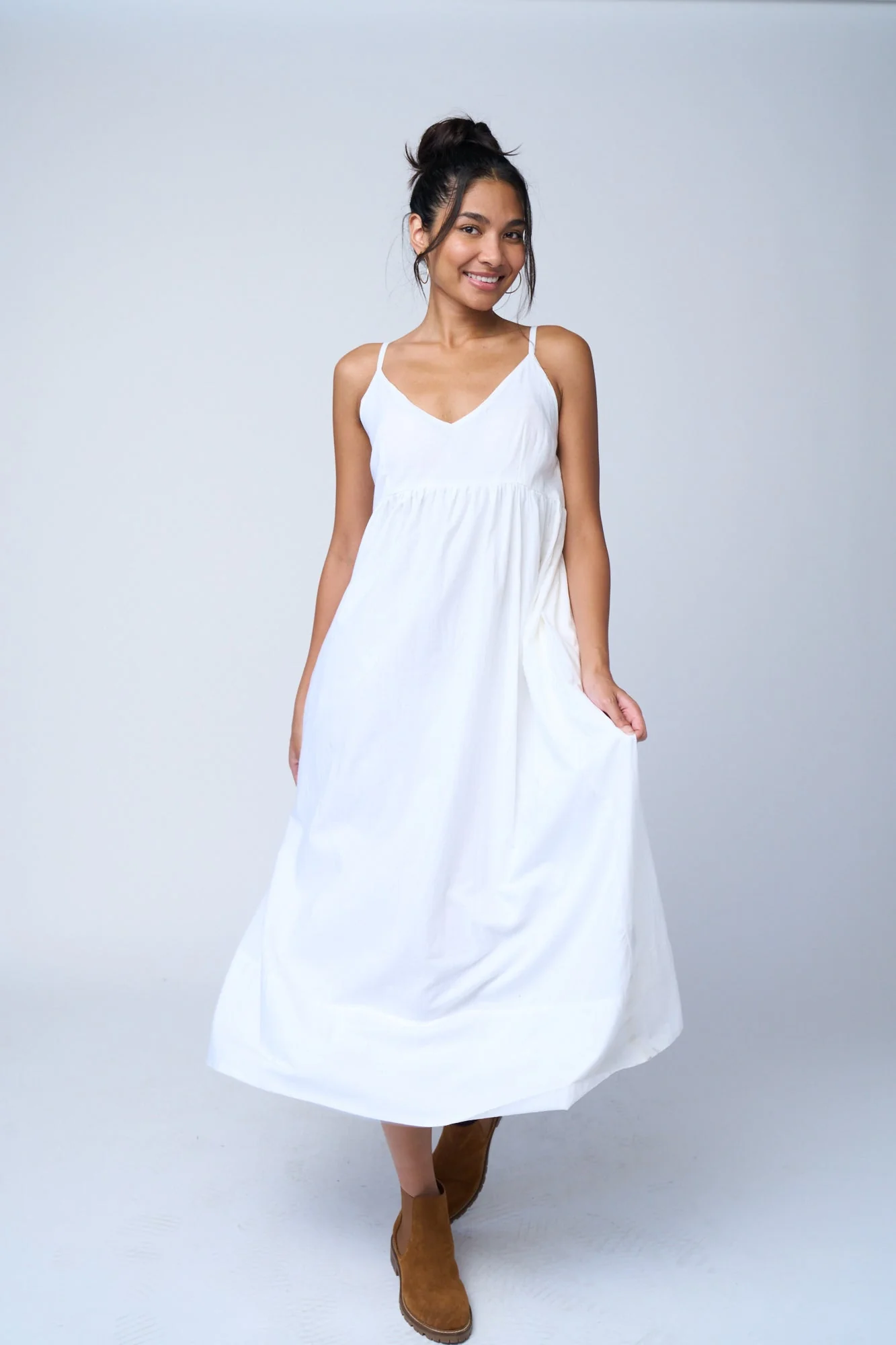 Hamptons Dress - Natural White - Image 2
