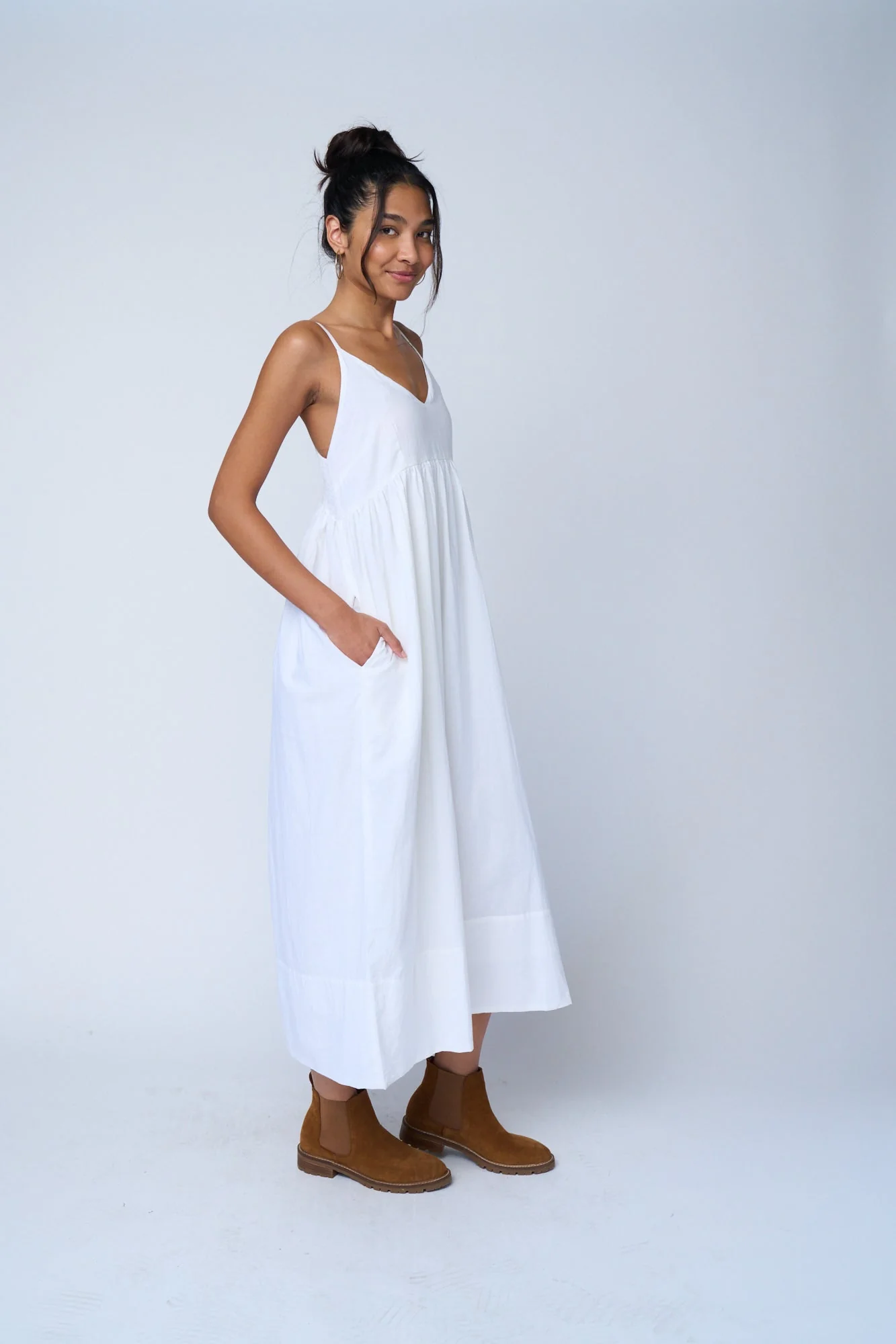 Hamptons Dress - Natural White - Image 4