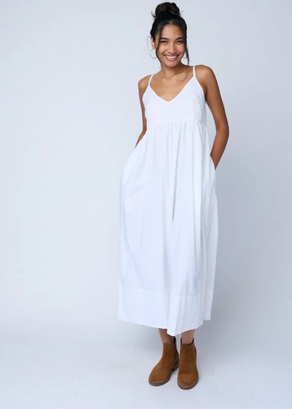 Hamptons Dress - Natural White - Image 7