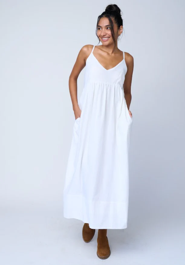 Hamptons Dress - Natural White - Image 8