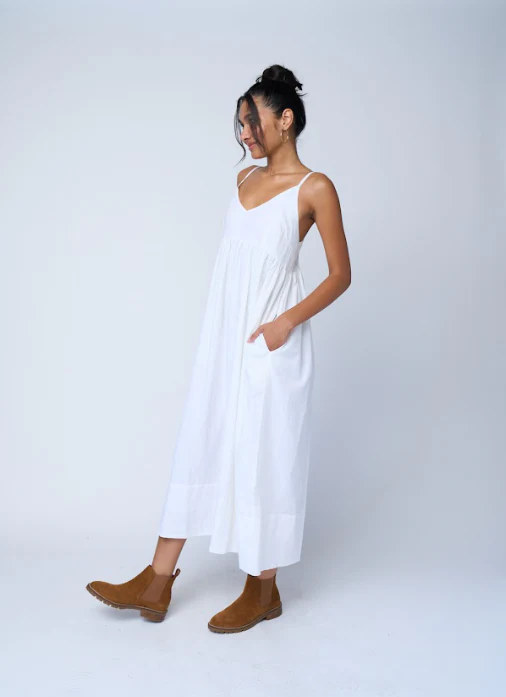 Hamptons Dress - Natural White - Image 9