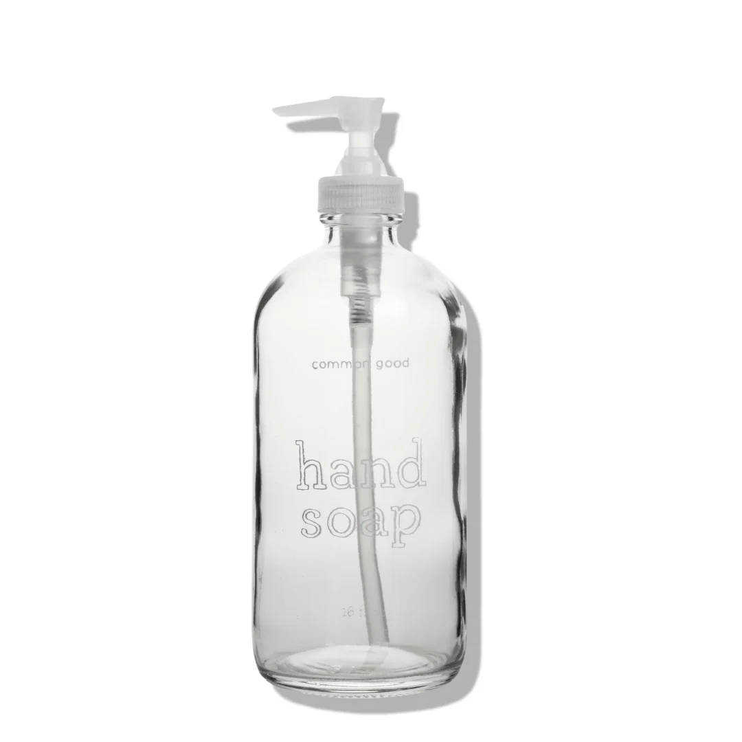Hand Soap Empty Glass Bottle, 16oz - Image 2