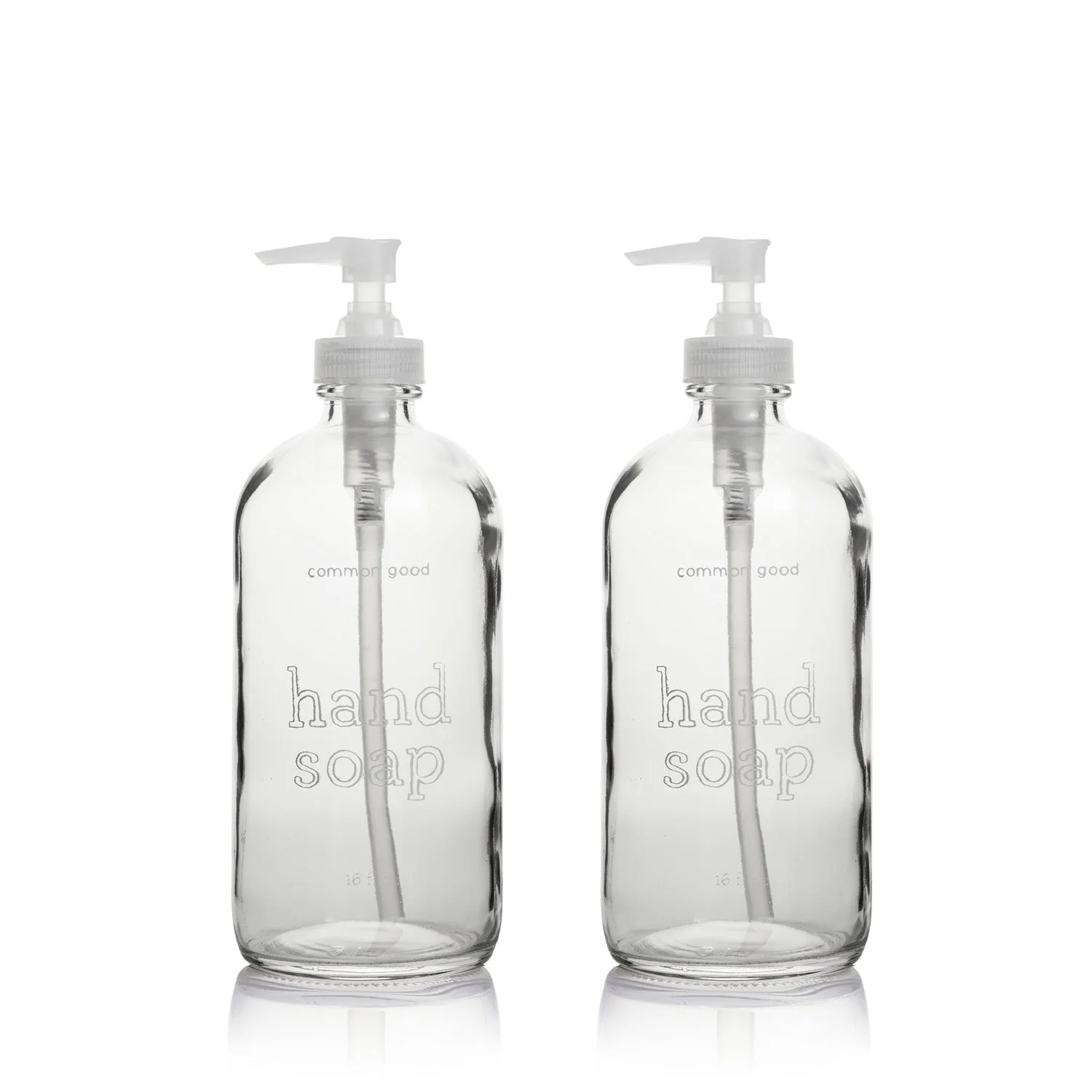 Hand Soap Empty Glass Bottle, 16oz - Image 4