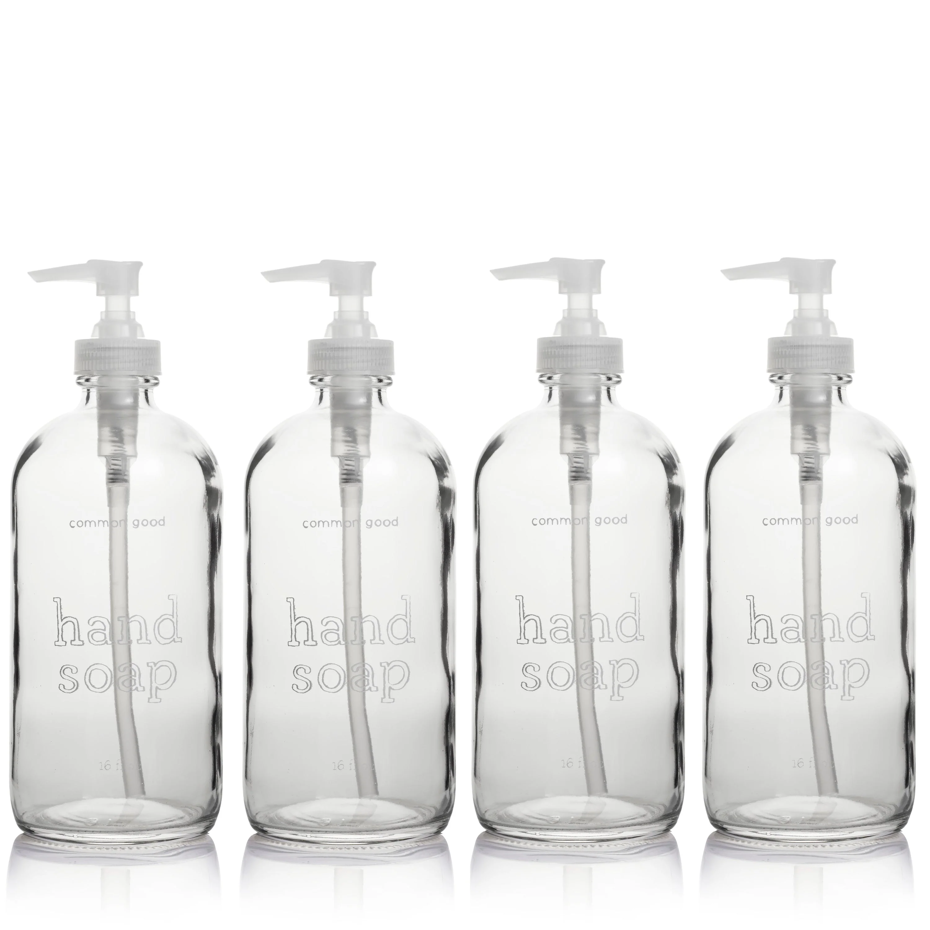 Hand Soap Empty Glass Bottle, 16oz - Image 5