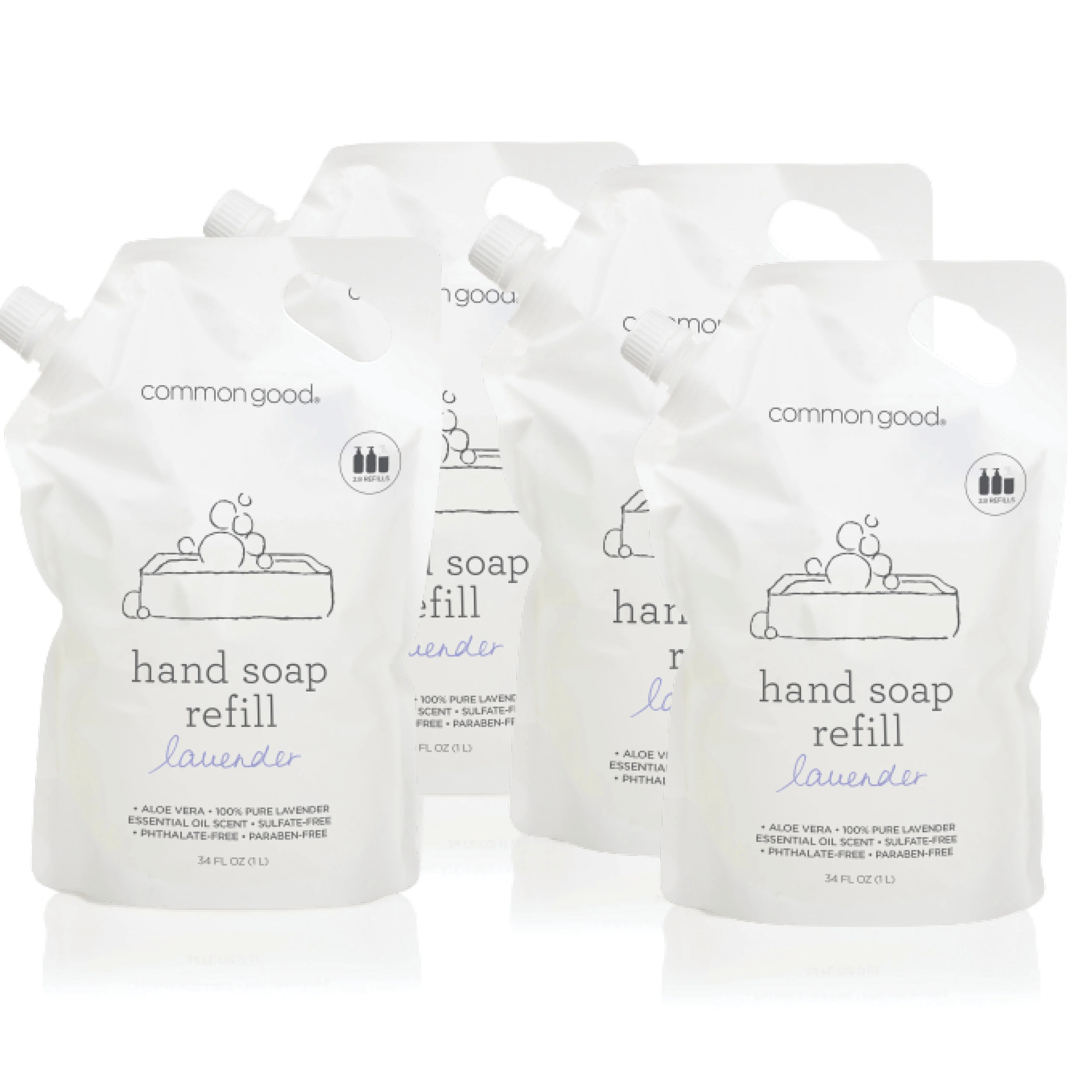 Hand Soap Refill Pouch, 34 Fl Oz - Image 10