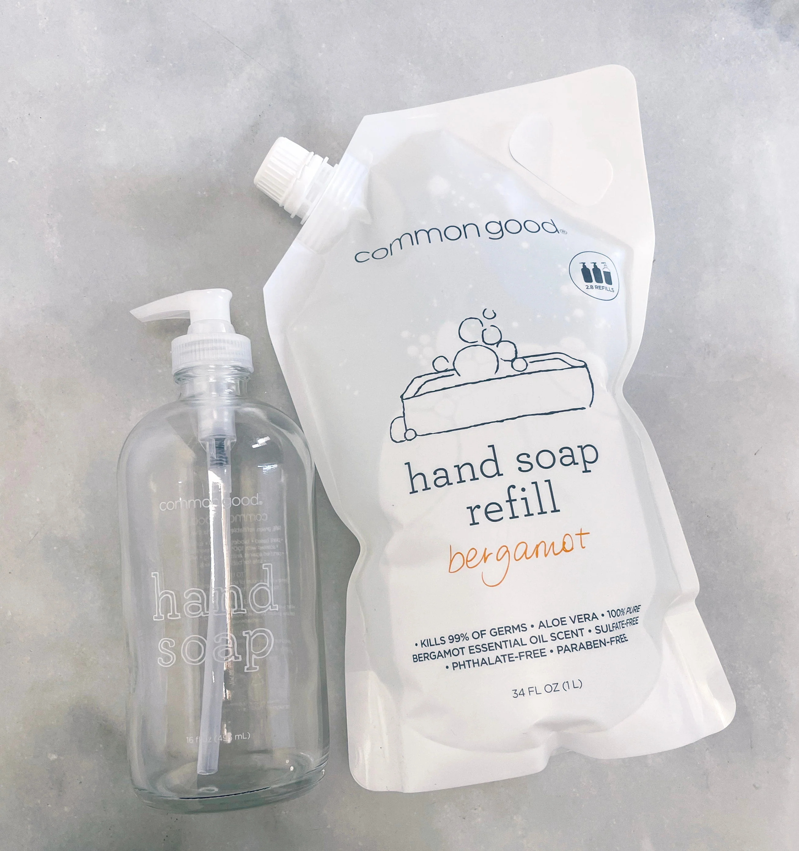 Hand Soap Refill Pouch, 34 Fl Oz - Image 2