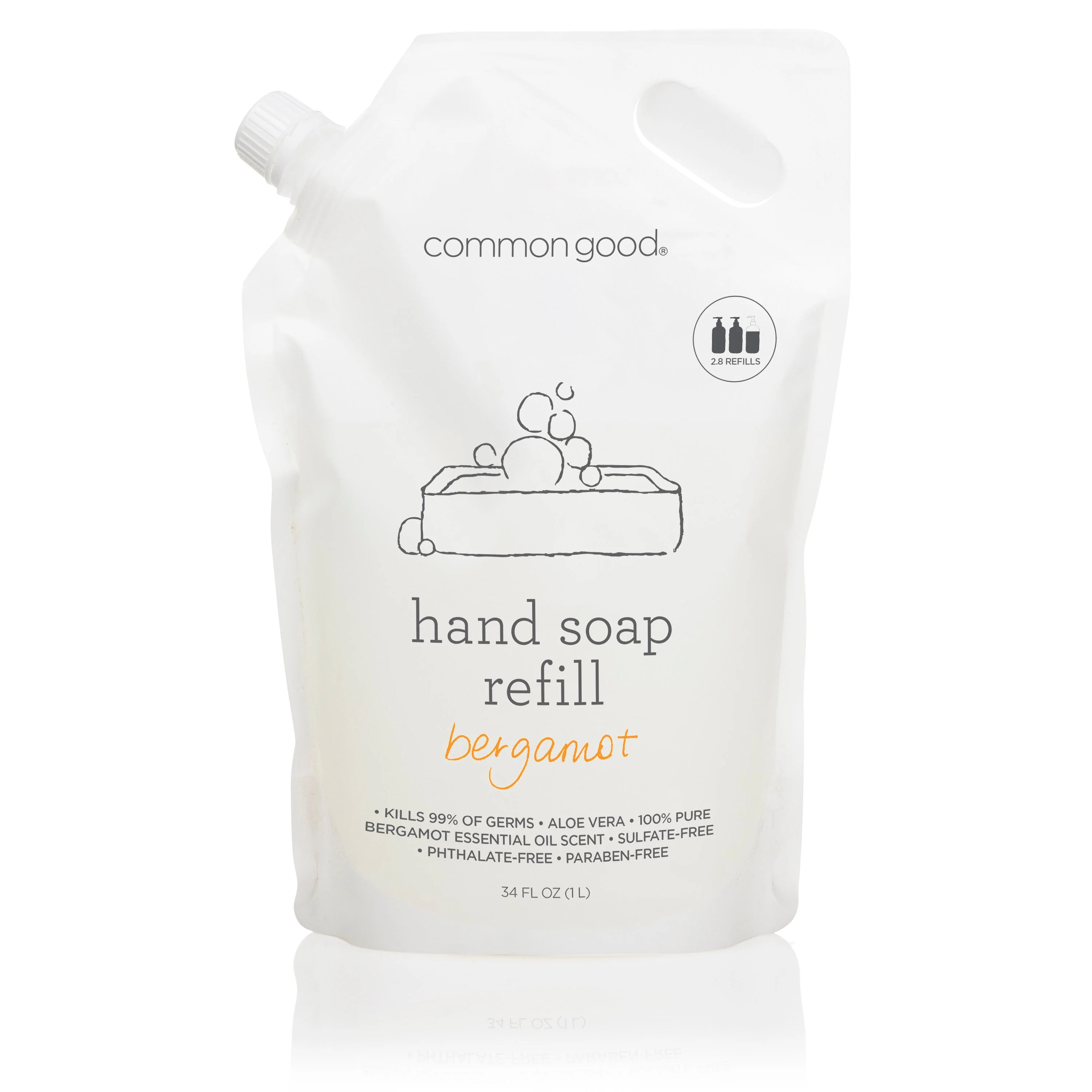 Hand Soap Refill Pouch, 34 Fl Oz - Image 3