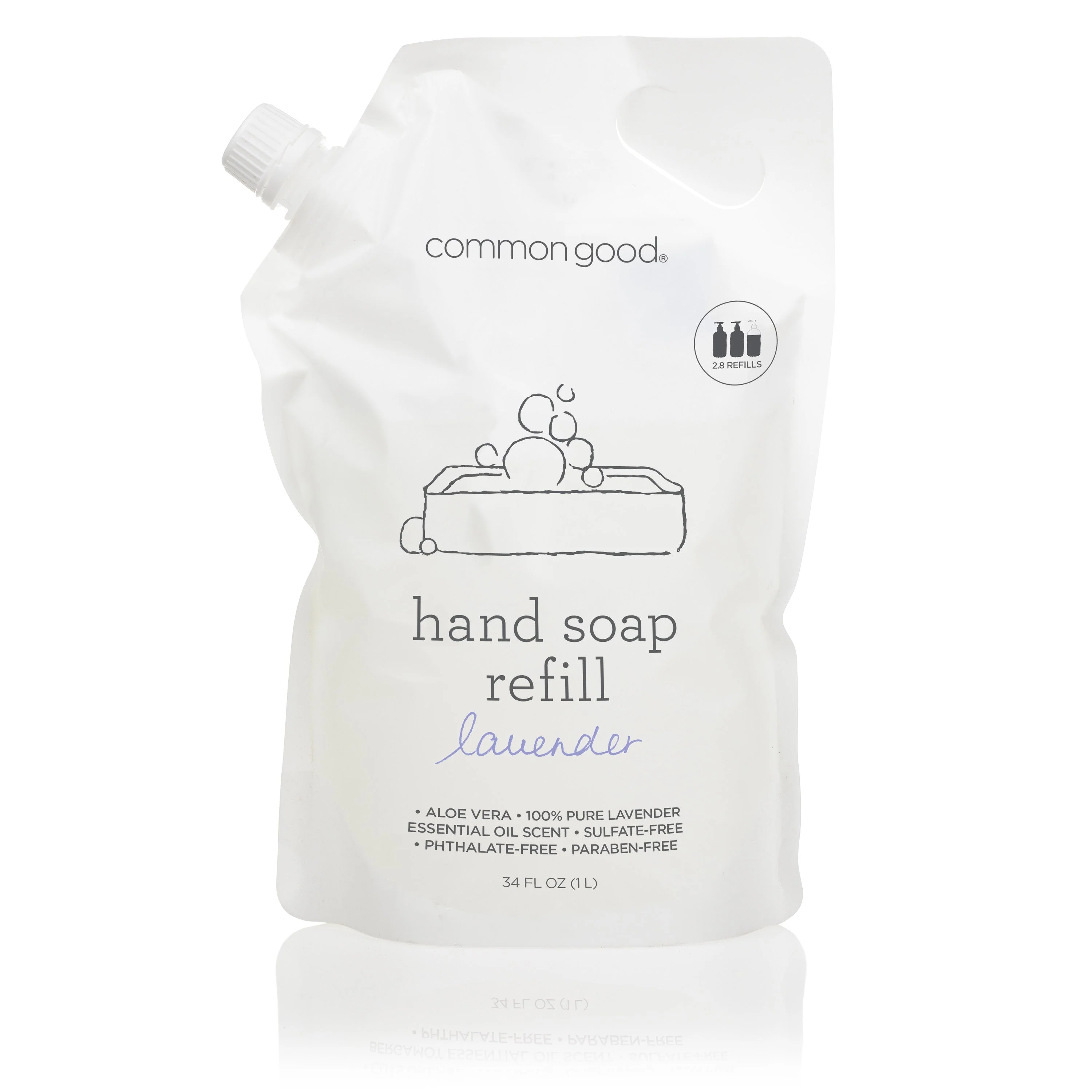 Hand Soap Refill Pouch, 34 Fl Oz - Image 4
