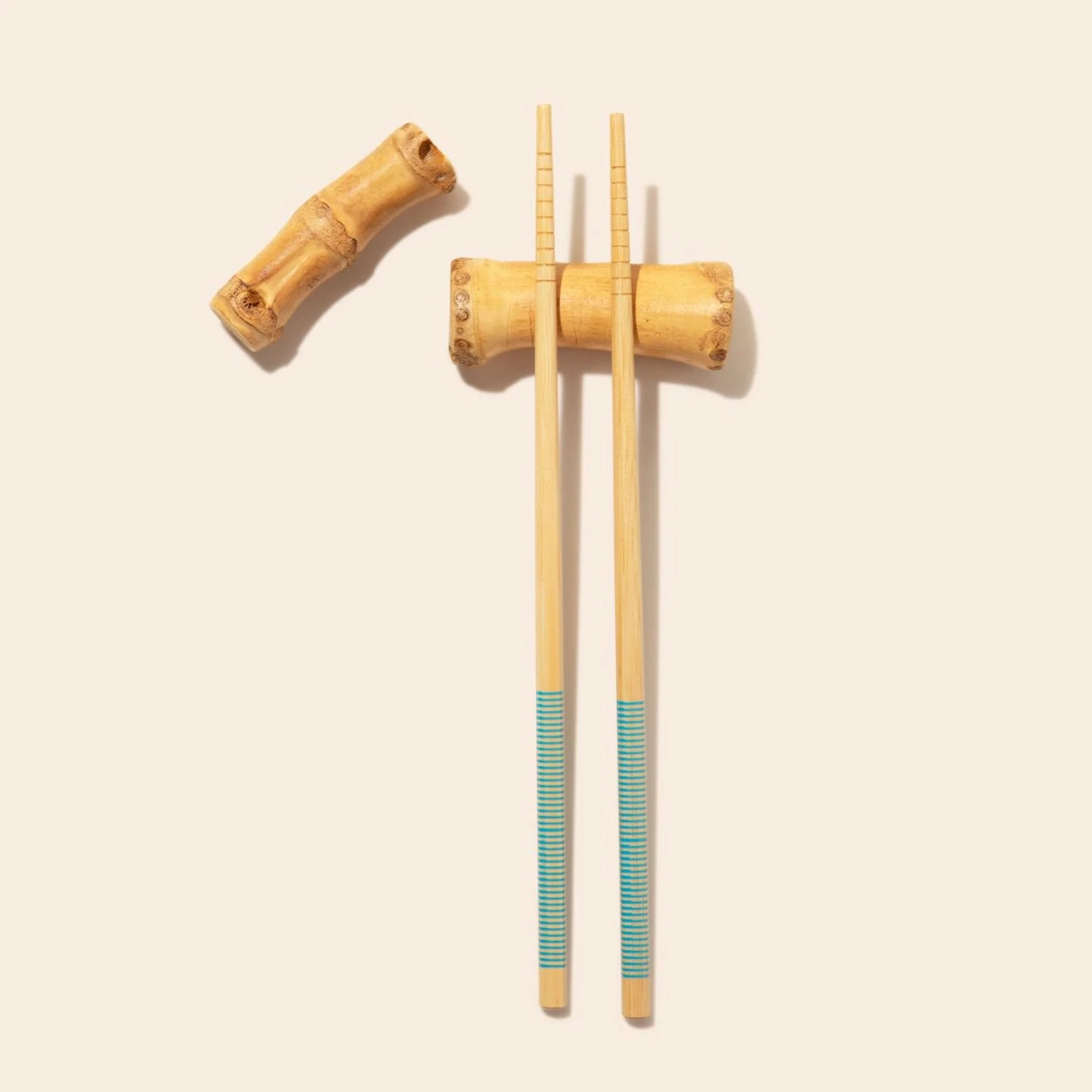 Handmade Bamboo Root Chopstick Rest - Image 2