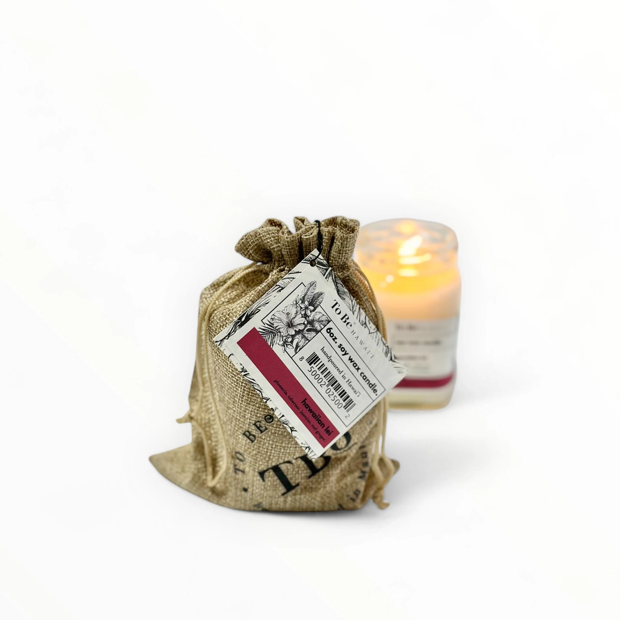 Hawaiian Lei Soy Wax Candle - Image 4
