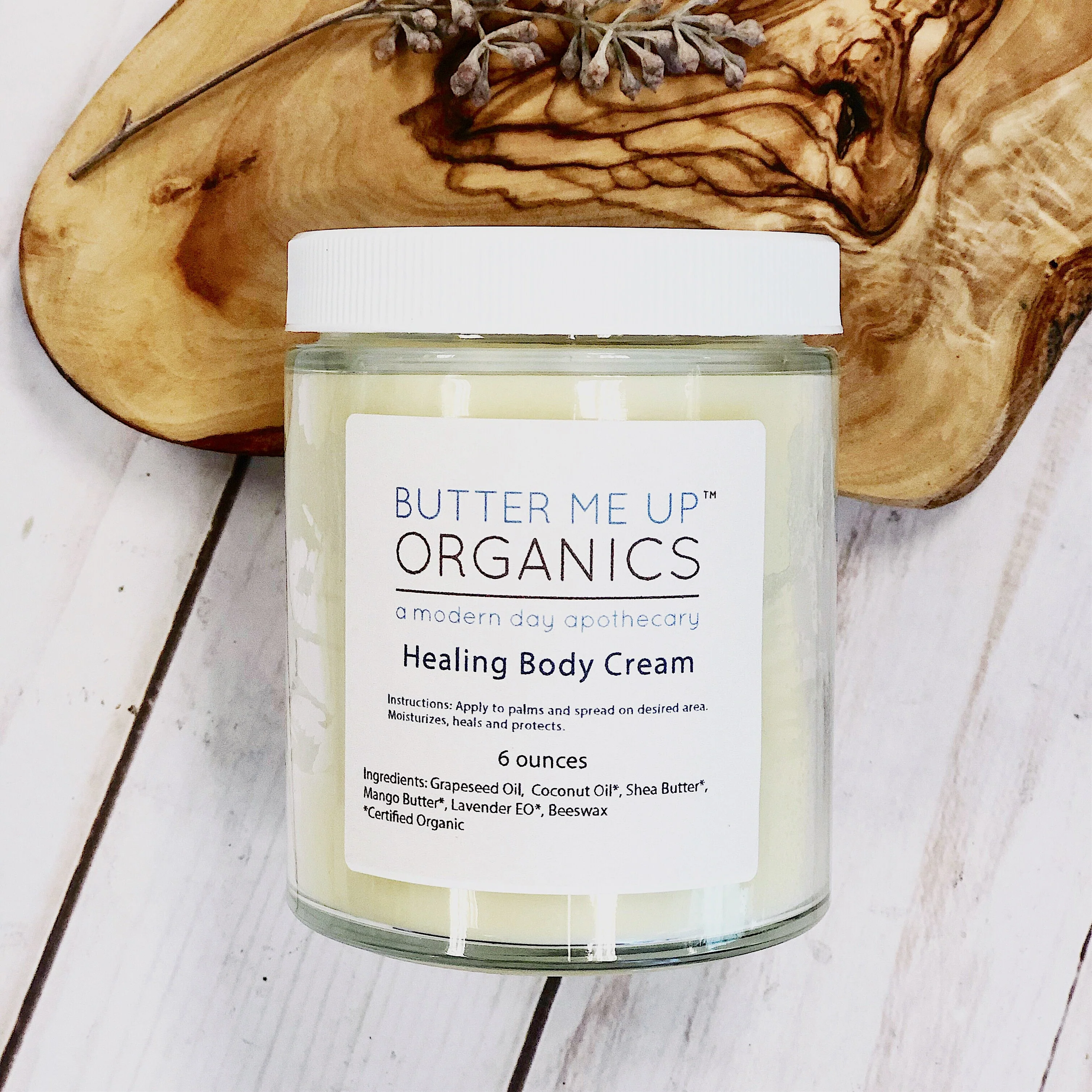 Healing Body Cream / organic body lotion / winter skin / dry skin / deep moisturizer - Image 3