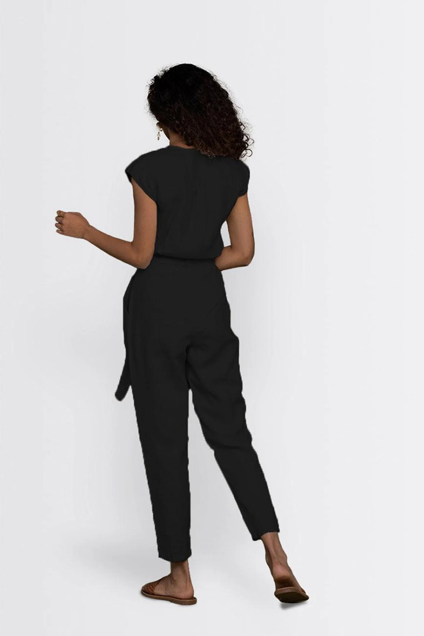 Hemp Noir Jumpsuit - Image 2