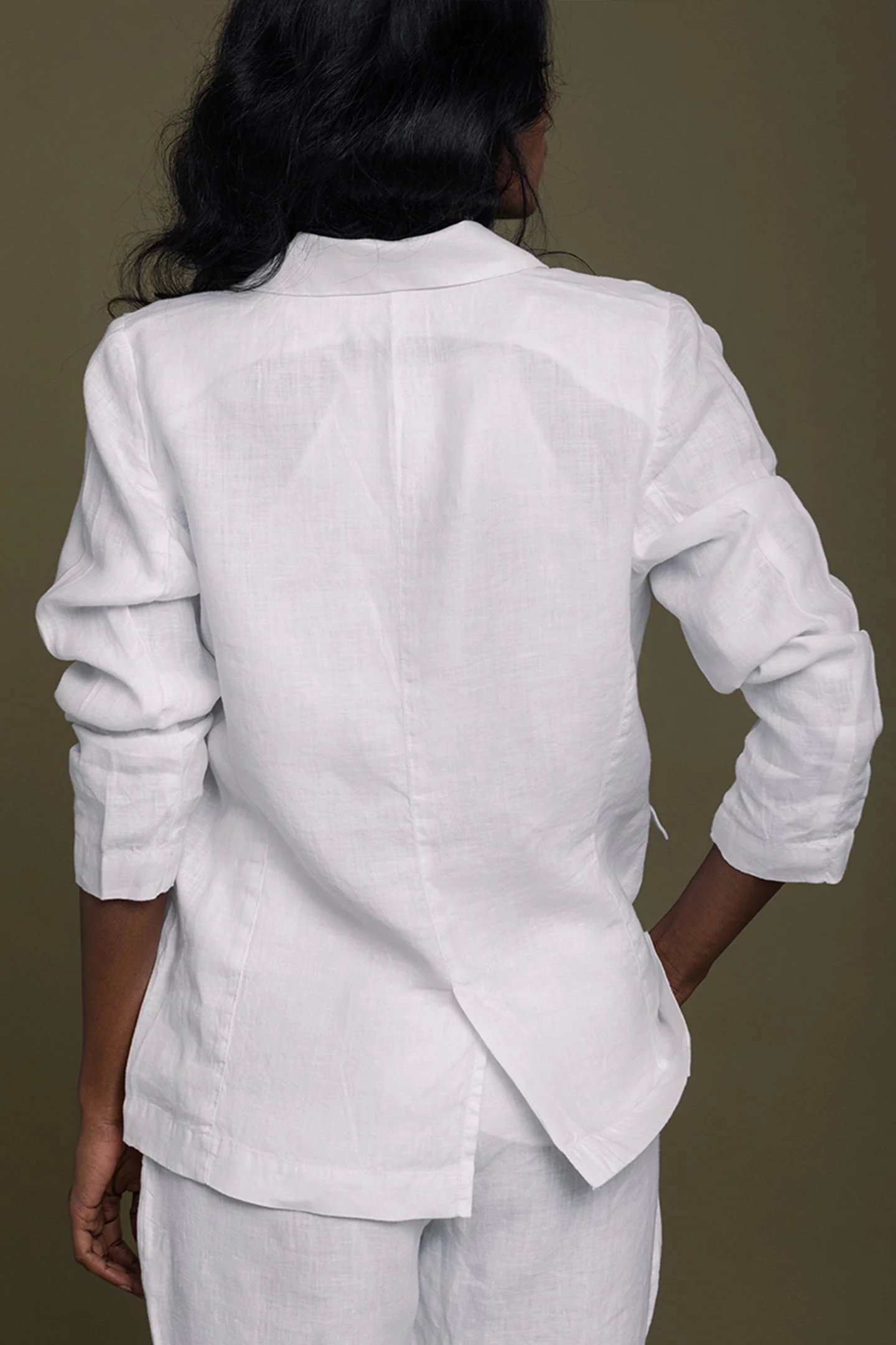Hemp Three Piece Set in White - Image 2