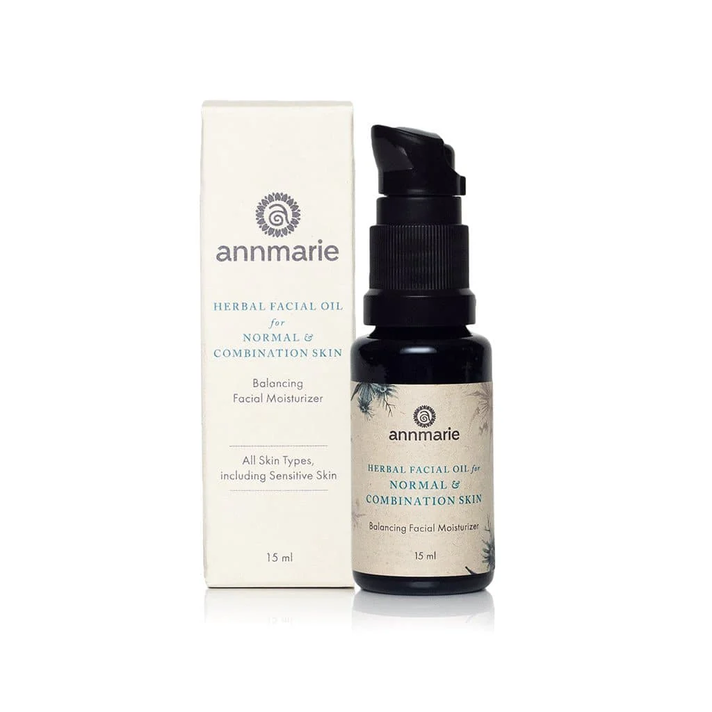 Herbal Facial Oil for Normal & Combination Skin (15ml) - Image 3