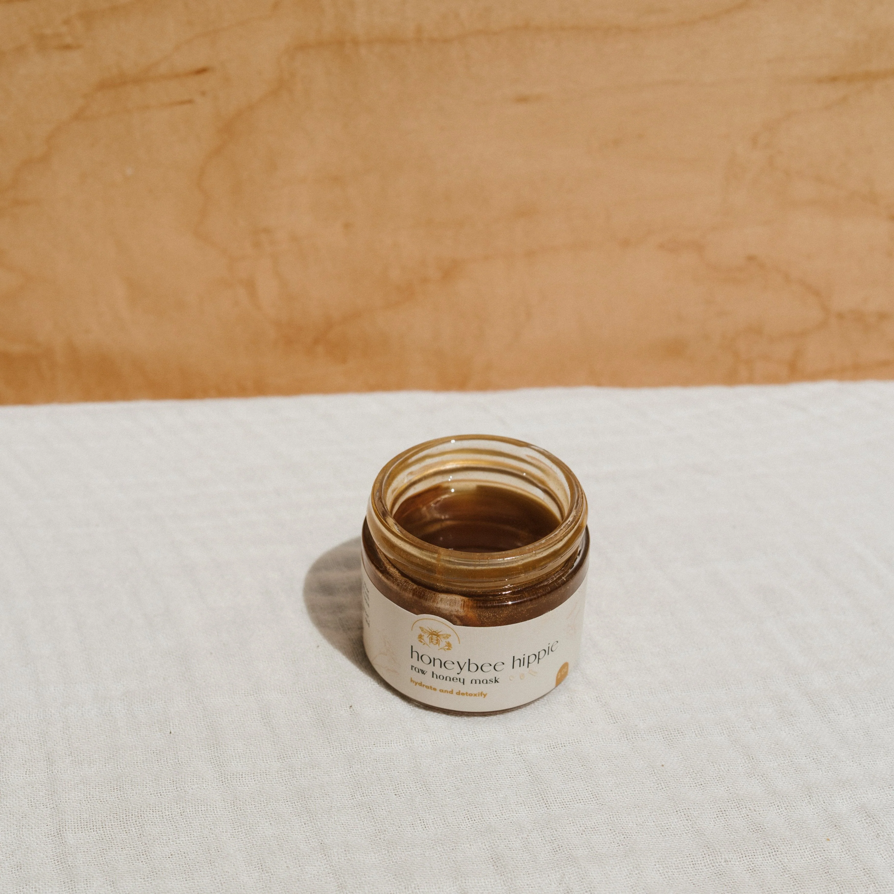 herbal infused raw honey mask