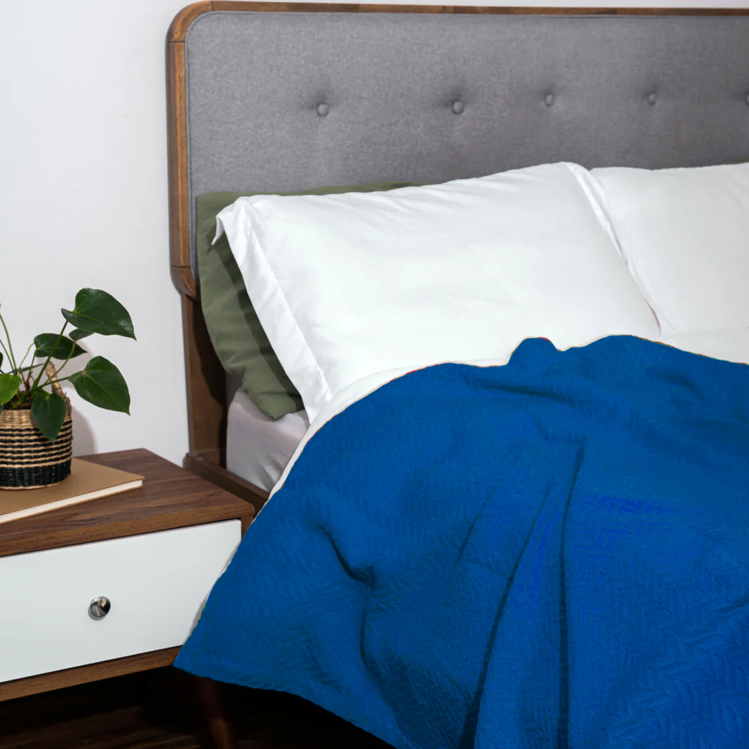 Herringbone Cotton Blanket - Image 10