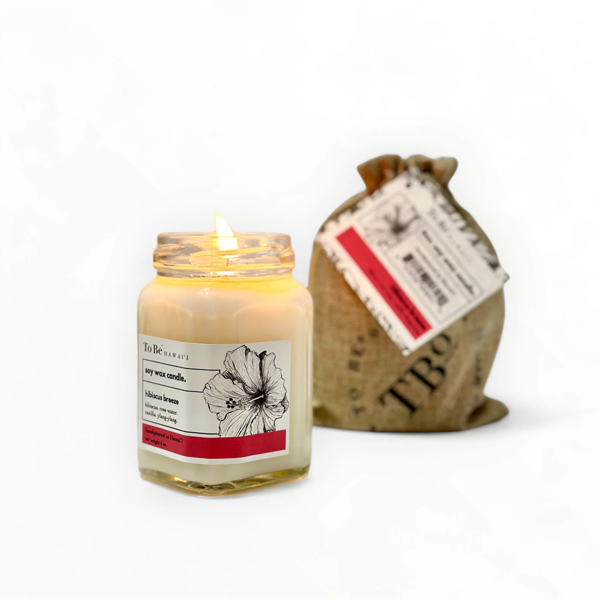 Hibiscus Breeze Soy Wax Candle - Image 3