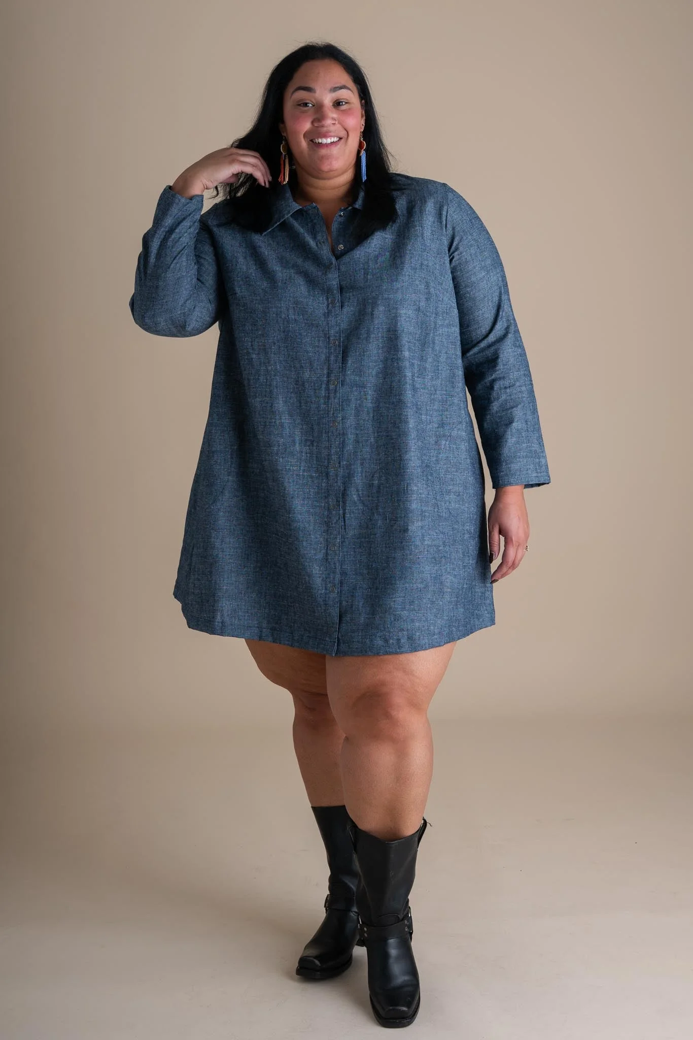 Highland Jacket (Updated) in Indigo Chambray - Image 3