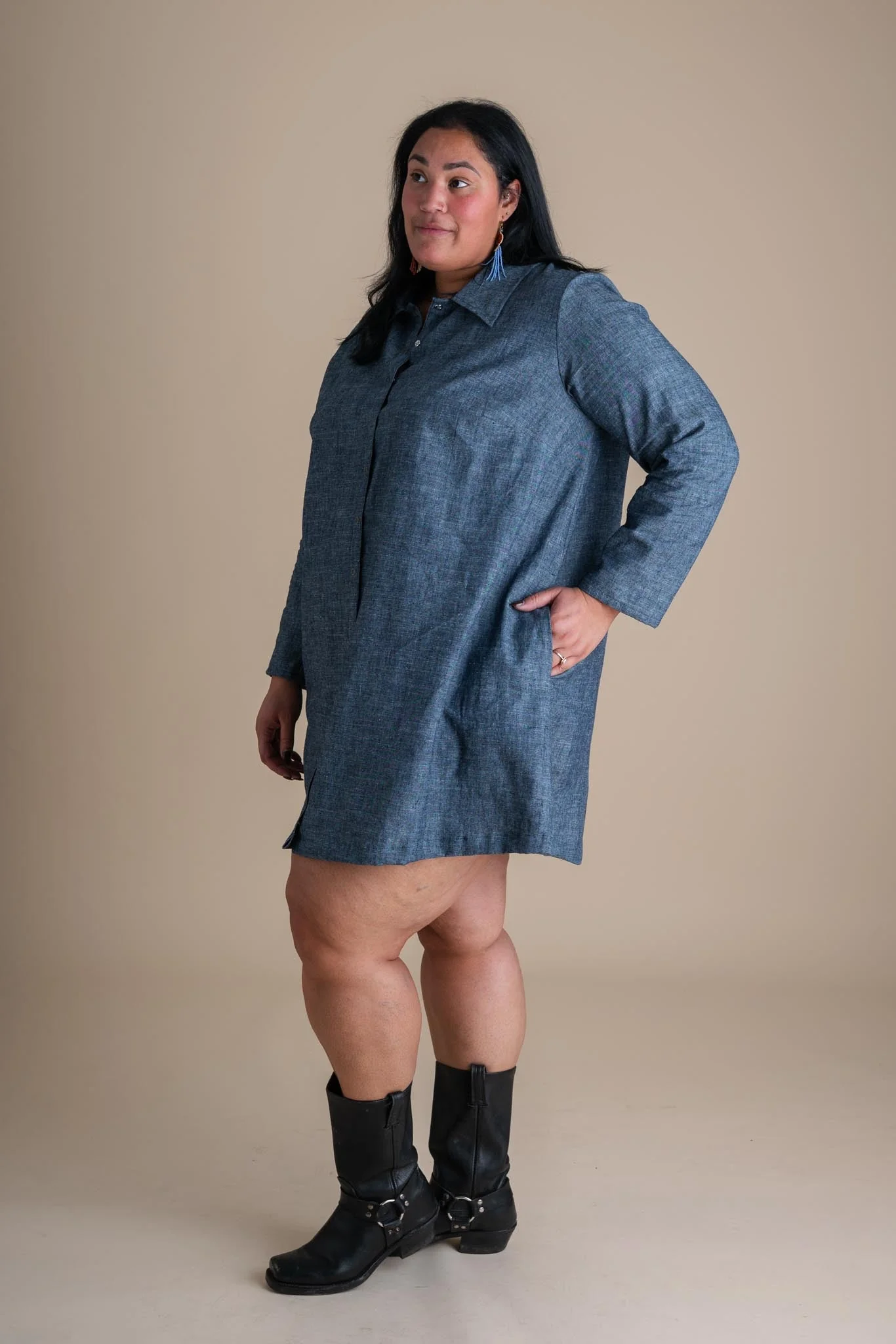 Highland Jacket (Updated) in Indigo Chambray - Image 4