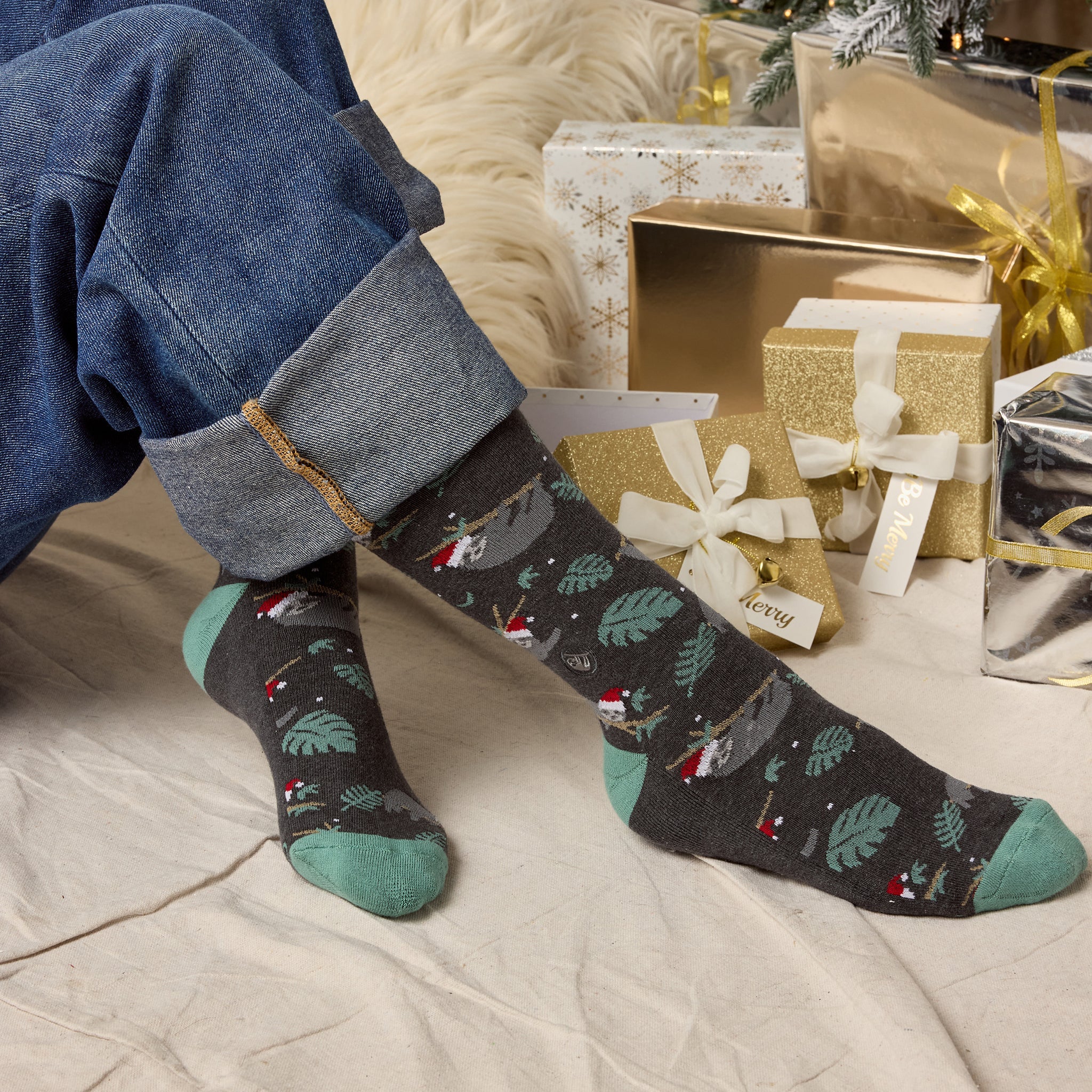 Holiday Socks that Protect Sloths - Image 4