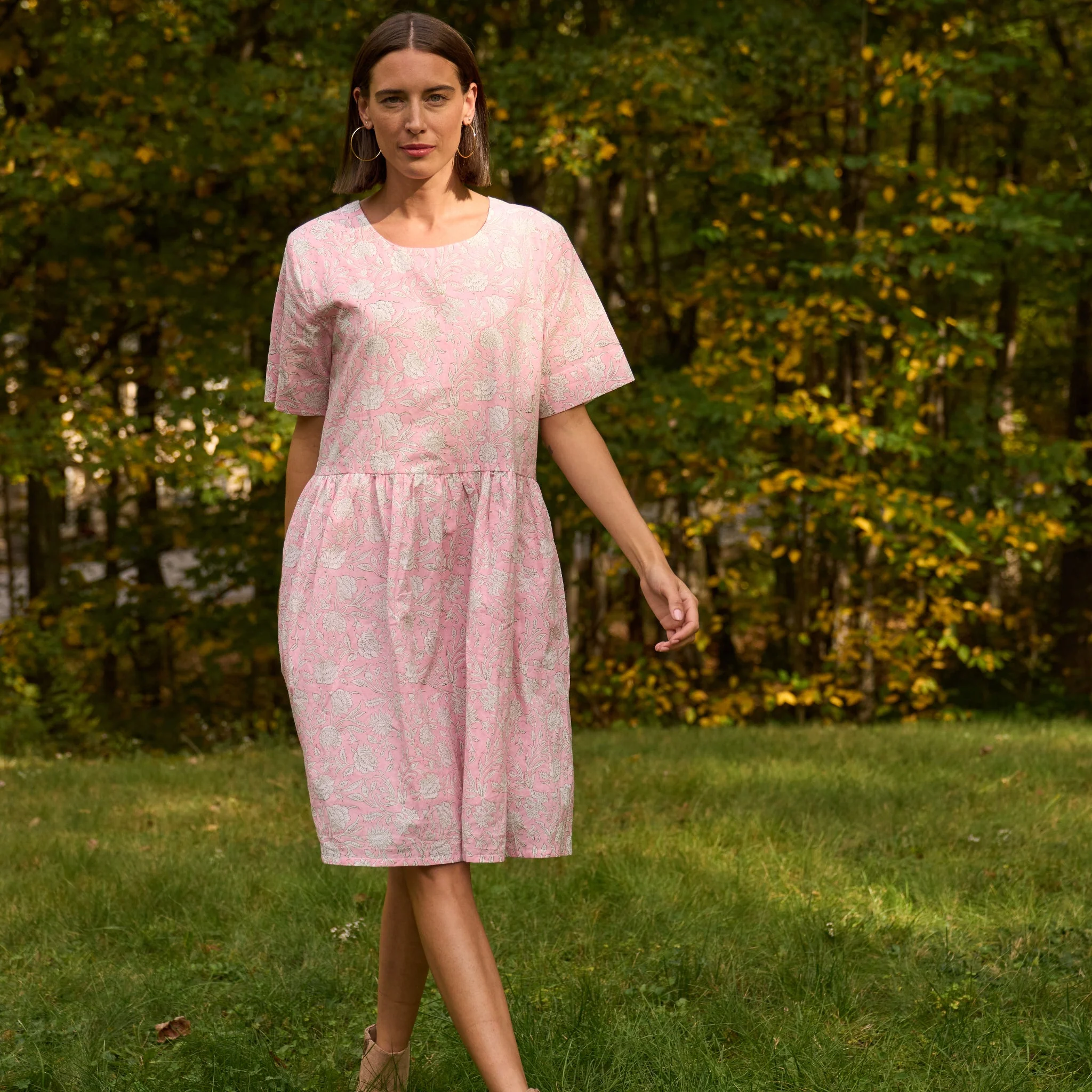 Hudson Dress - Floral Escape Tickled Pink - Image 2
