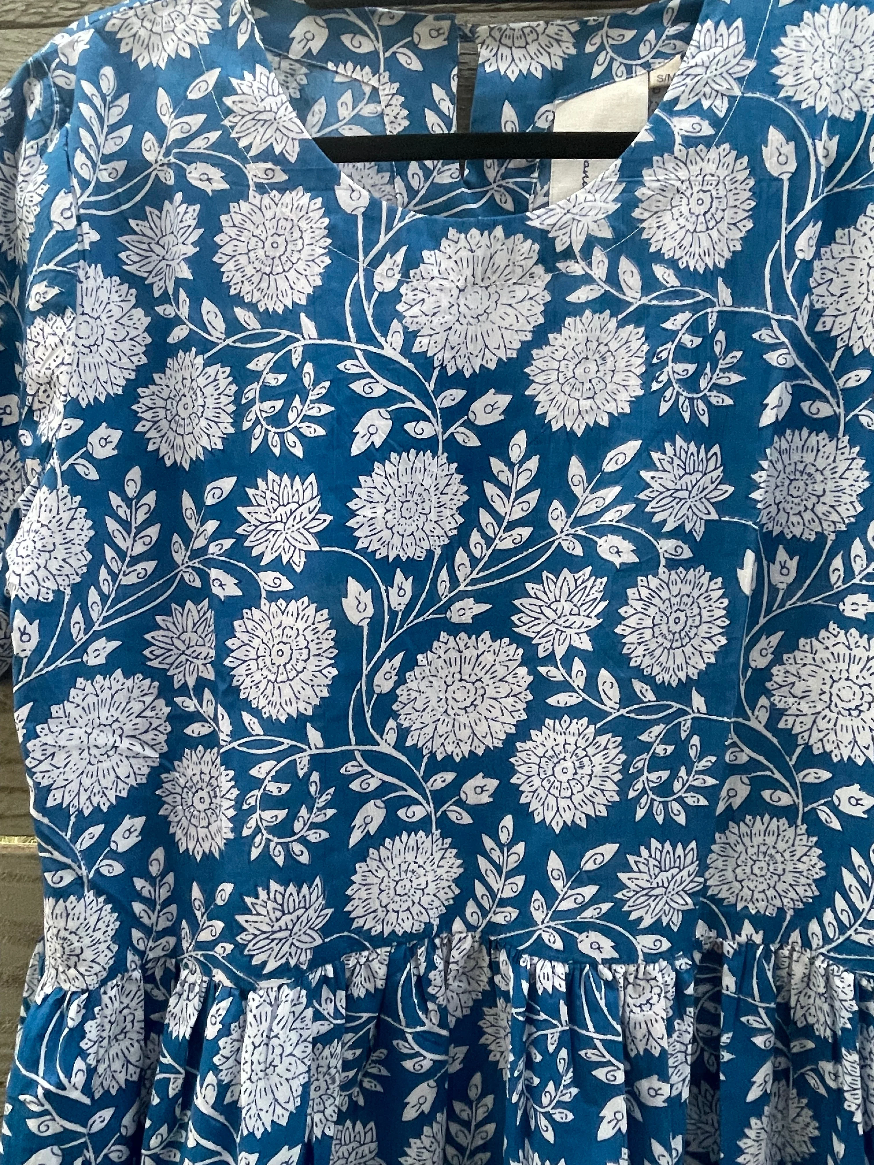 Hudson Dress - Hydrangea Beauty Cobalt - Image 6