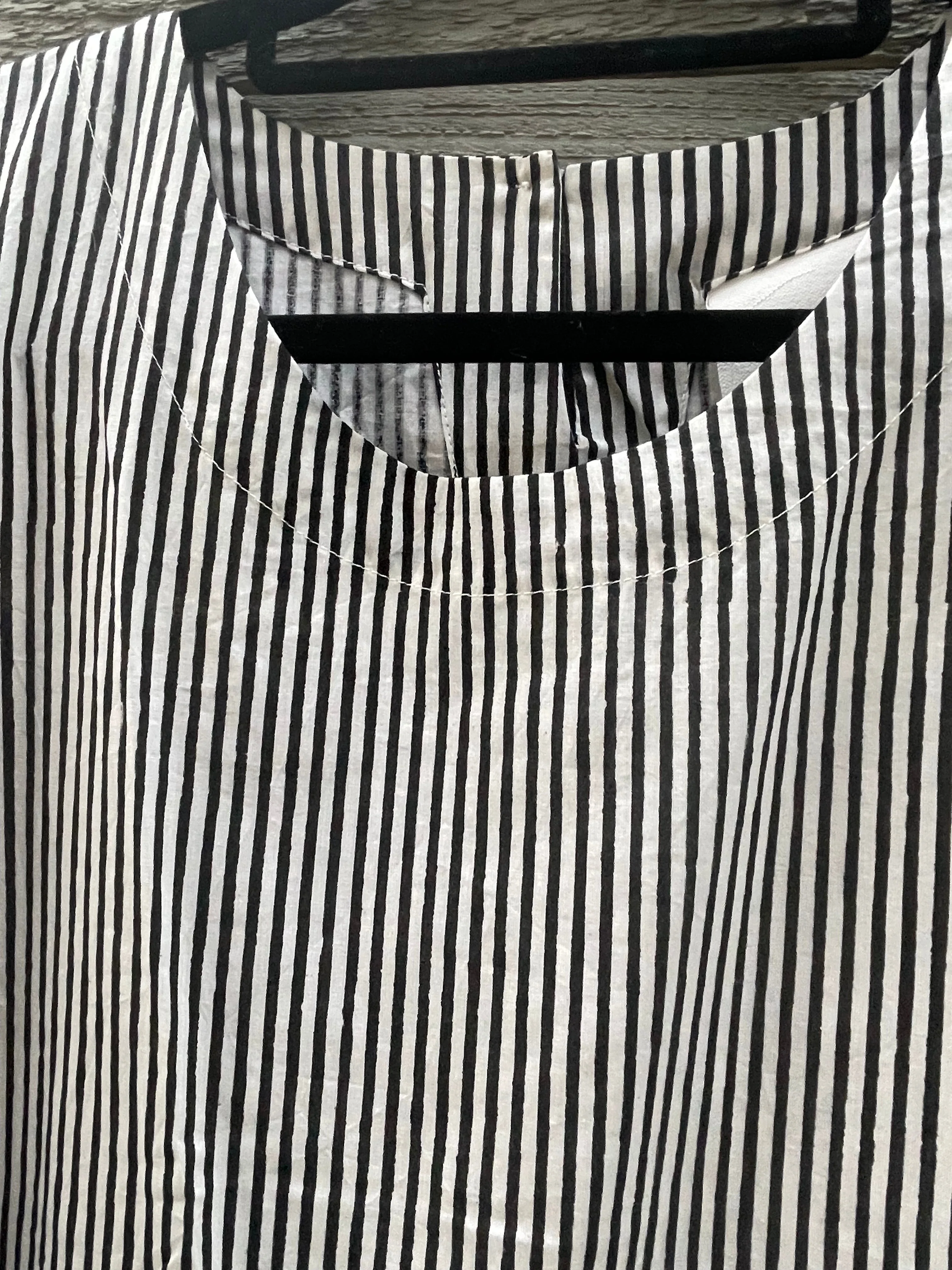 Hudson Dress - Menswear Stripe Black - Image 6