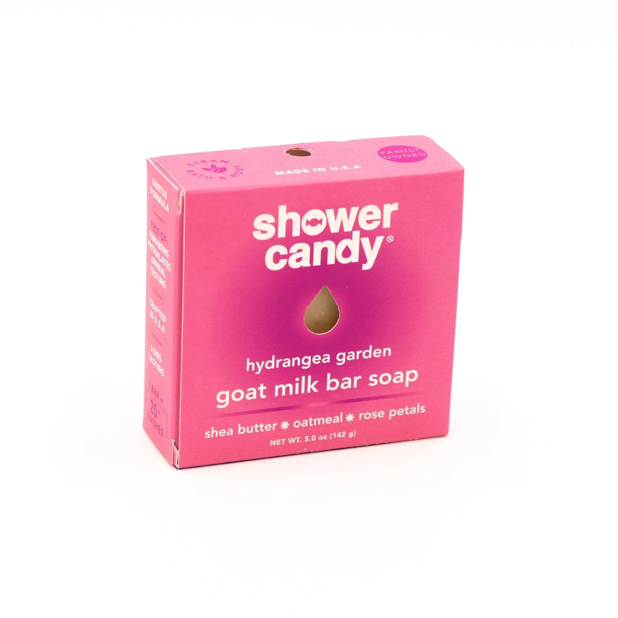 Hydrangea Garden Goat Milk Bar Soap – Gentle Floral Cleanse - Image 4