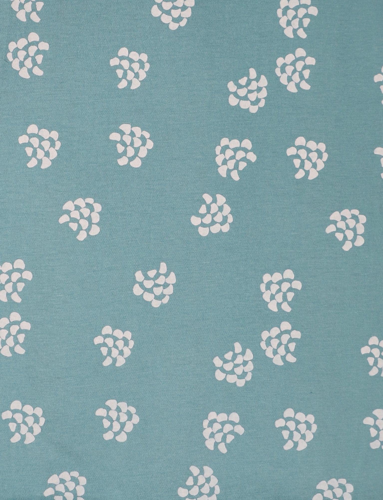 Hydrangea Organic Wrap Dress - Image 4