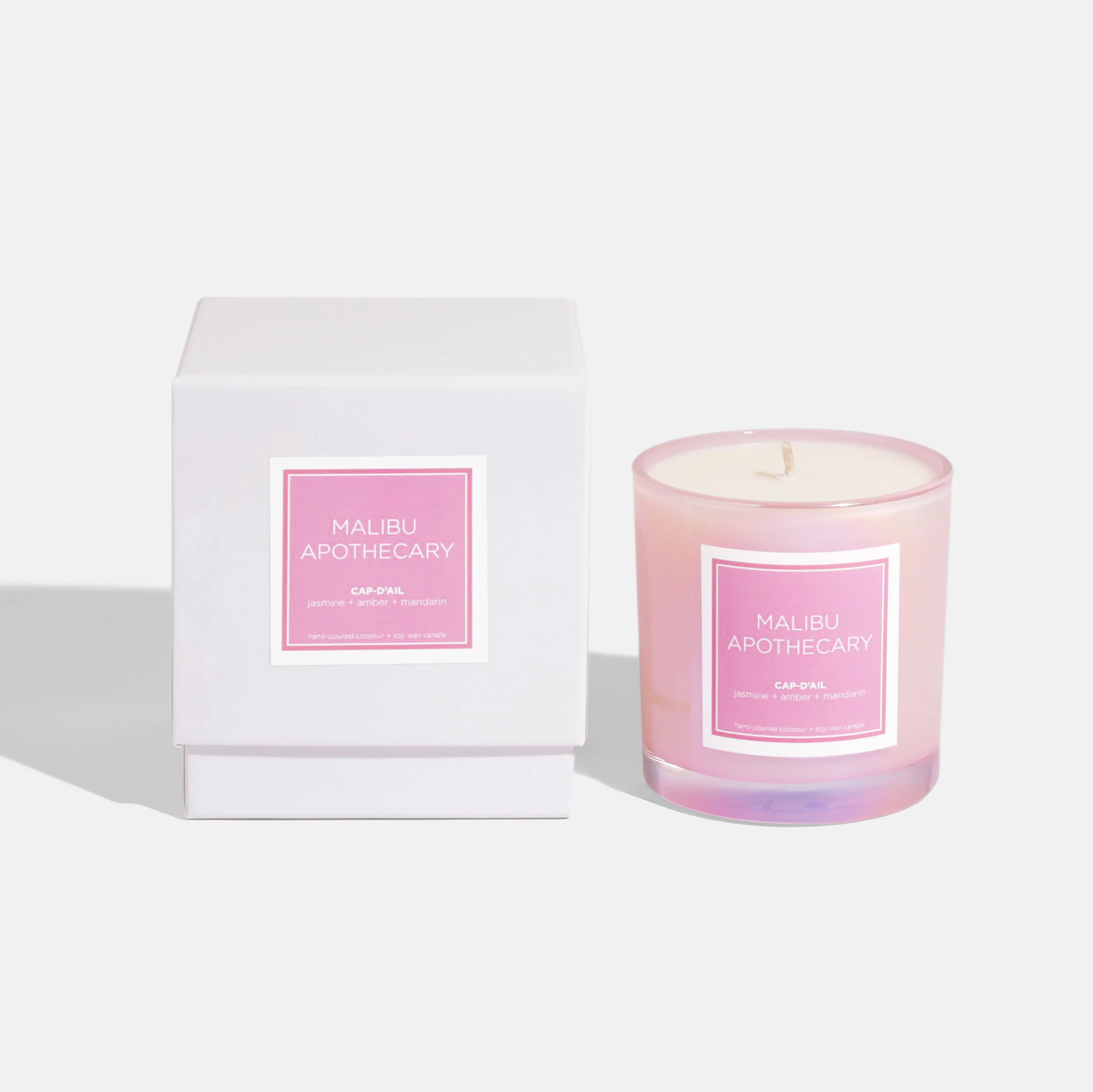 Iridescent Pink Candle - Image 2